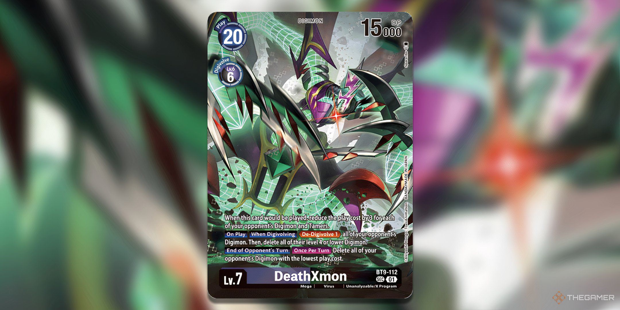 DeathXmon alternate art from Special Limited Set.