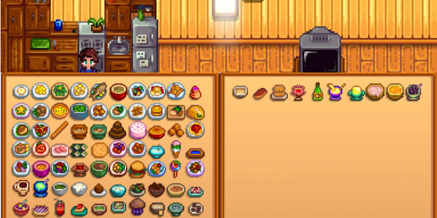 Cooking and recipes of best healing foods in stardew valley 