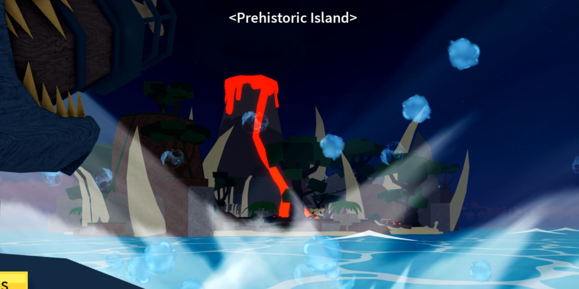 Prehistoric Island in Blox Fruits