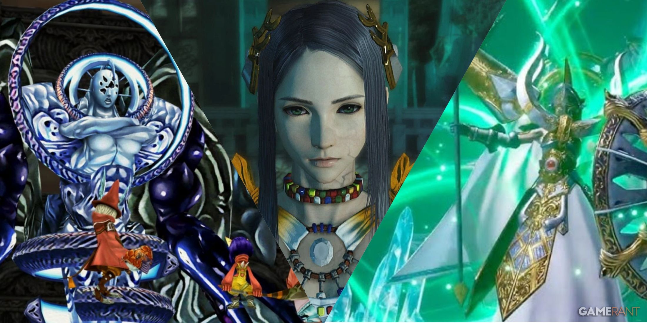 Necron in Final Fantasy 9, Padra Nsu-Yeul in Final Fantasy 13-2 and Minerva in Crisis Core: Final Fantasy 7