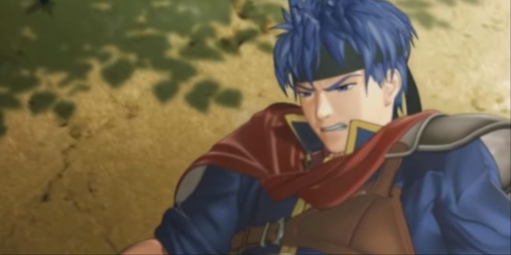 Ike trains in Fire Emblem: Path Of Radiance.