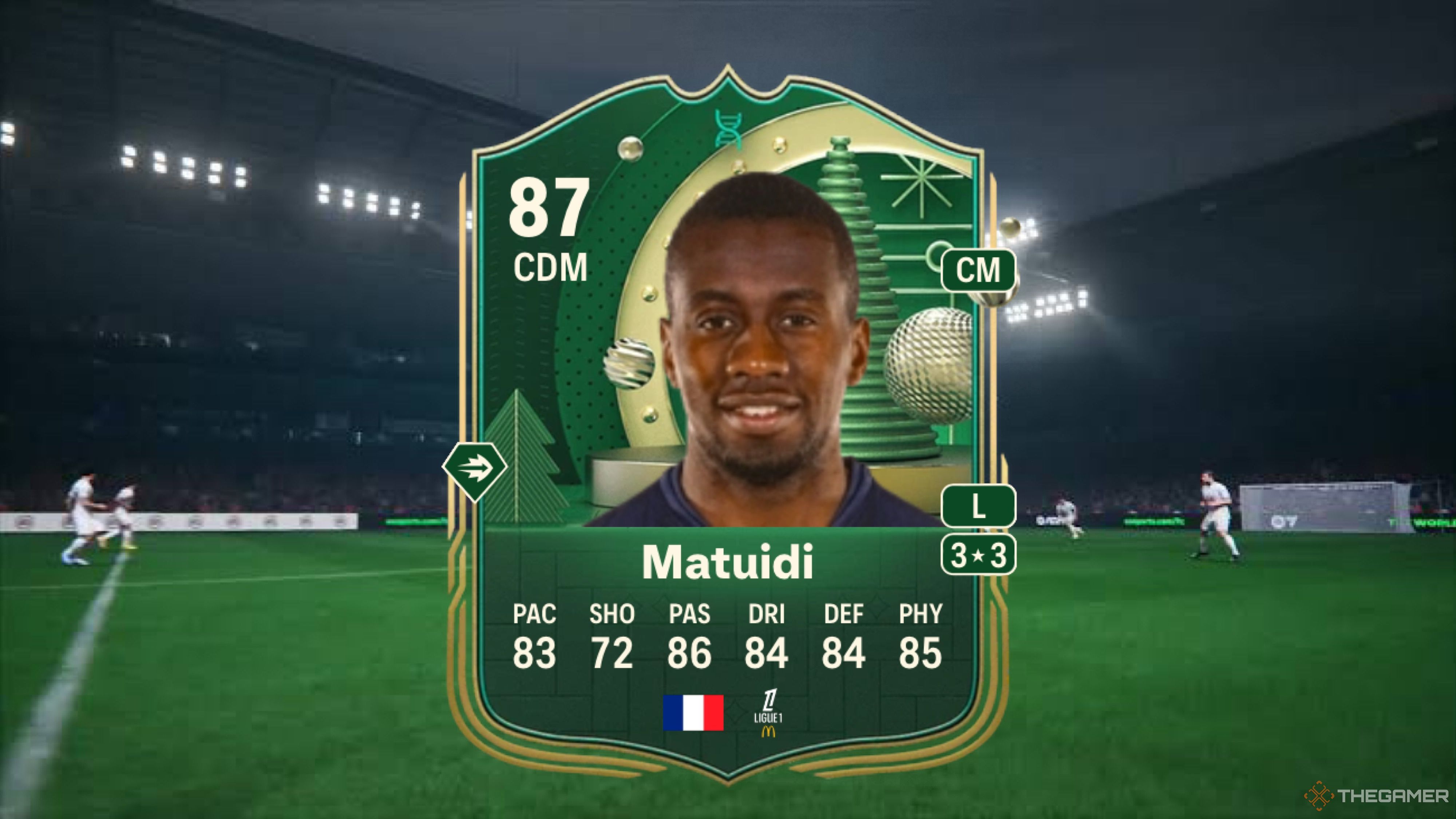 Image showing Matuidi card against a faded stadium background.