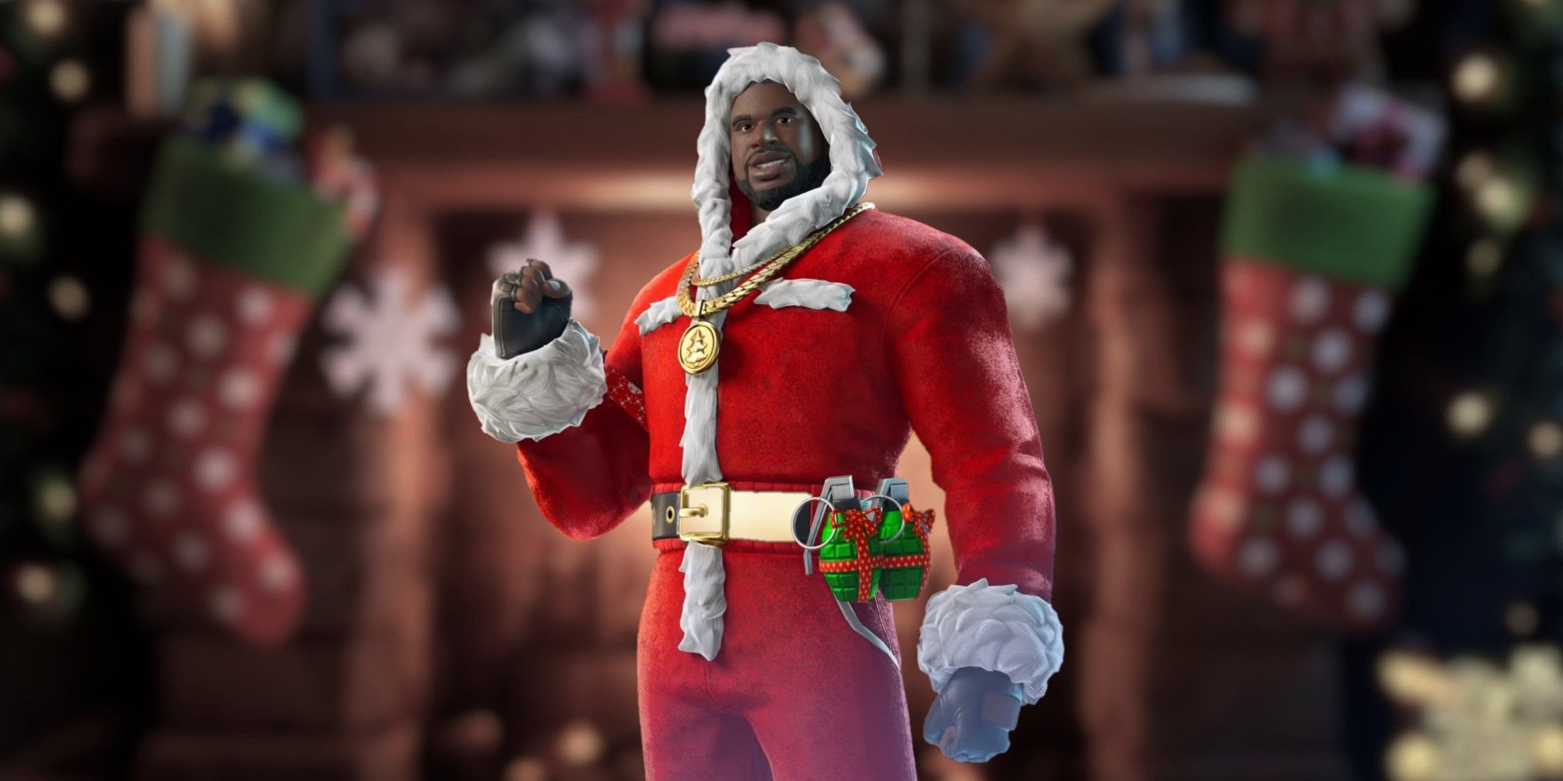 santa shaq fortnite-2