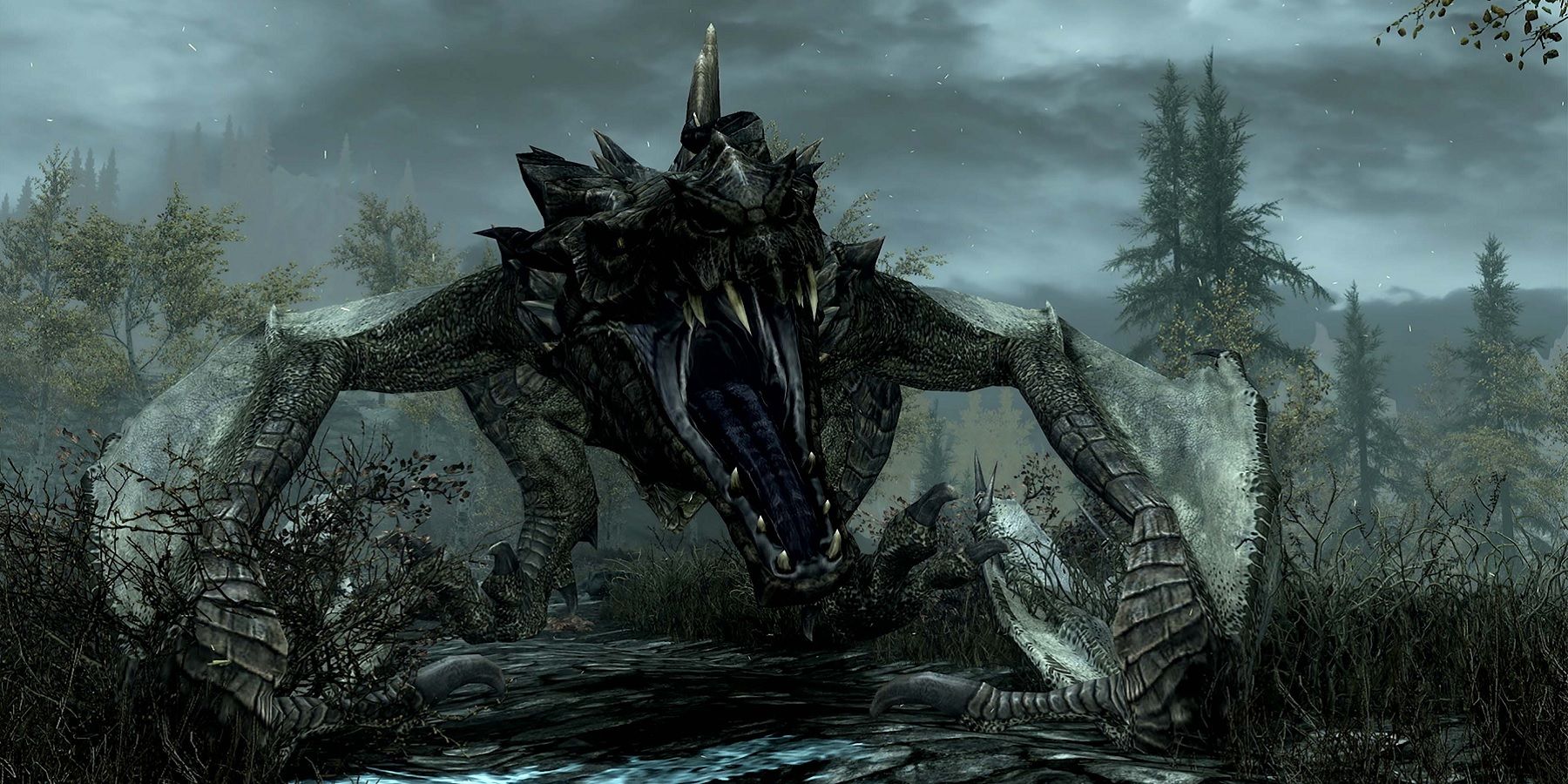 skyrim dragon