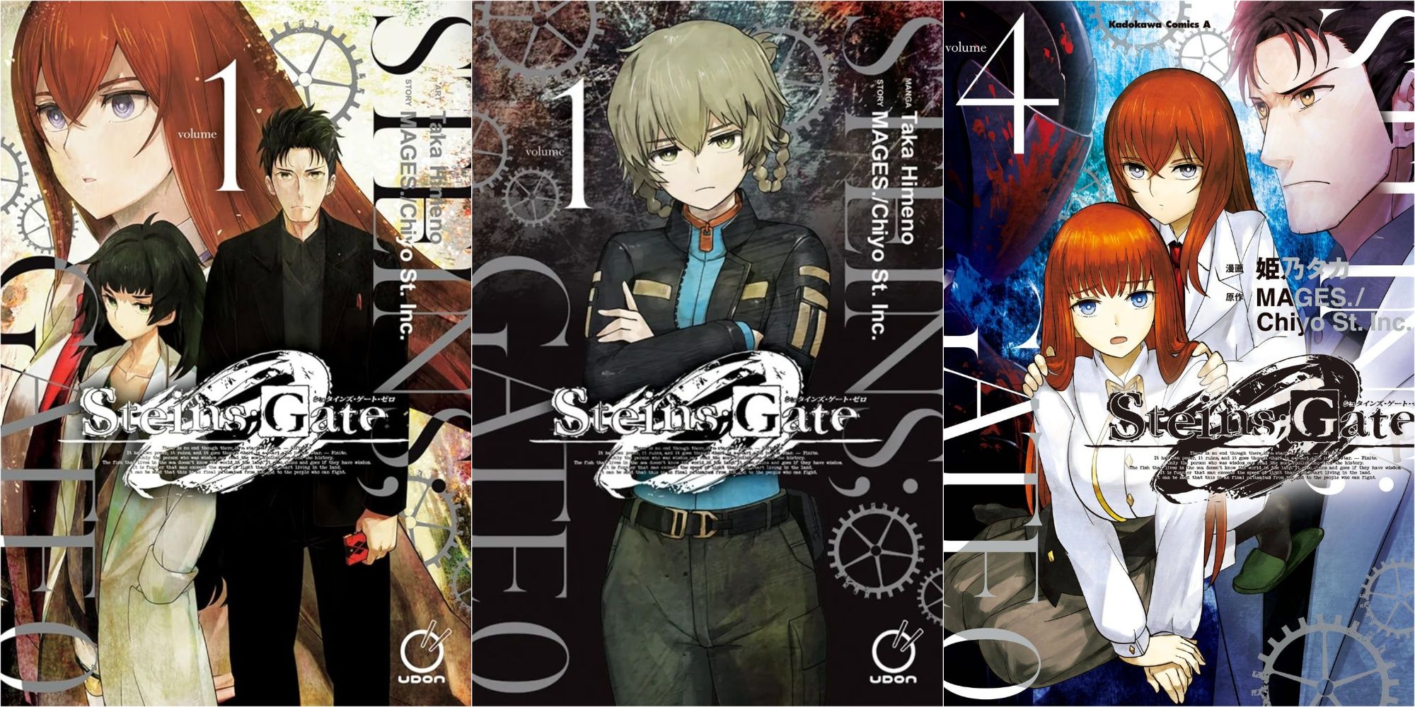 Steins Gate manga covers