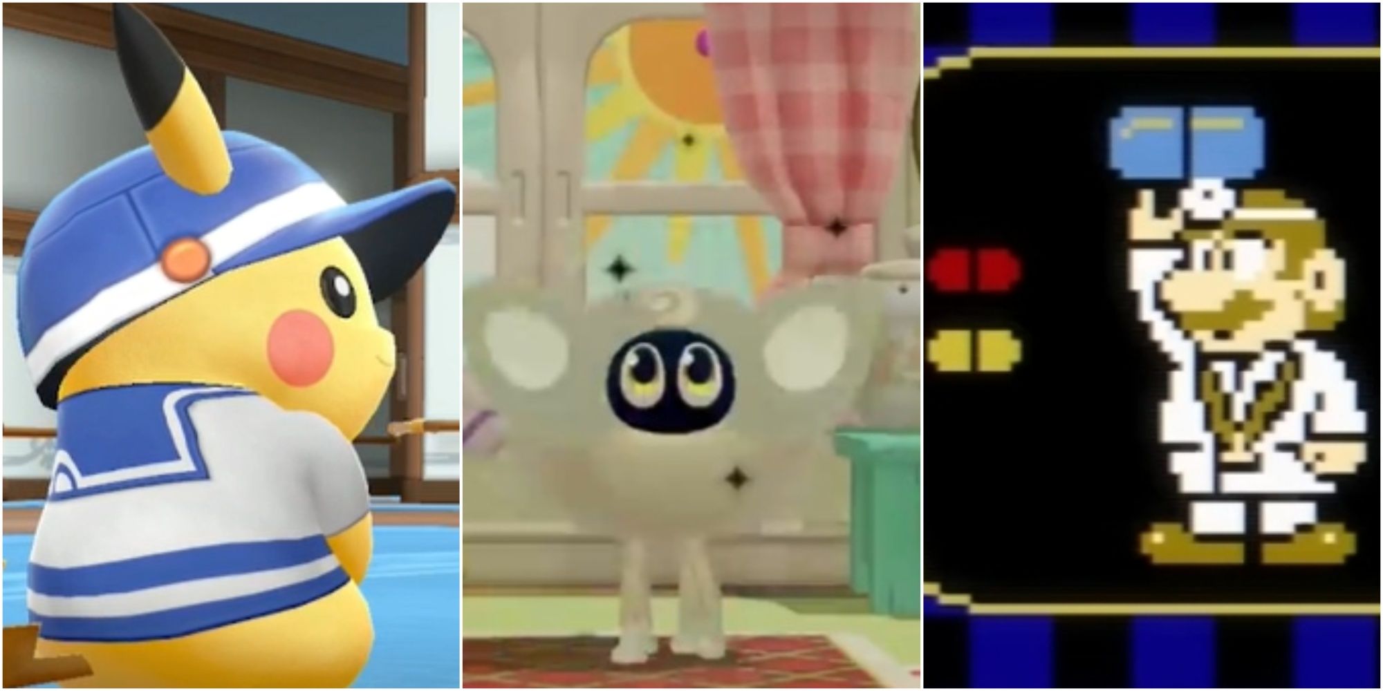 Pikachu, Labo, Dr. Mario