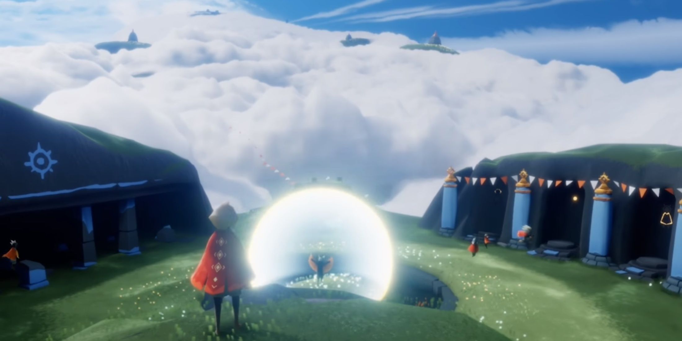 Gameplay from Sky: Children of the Light