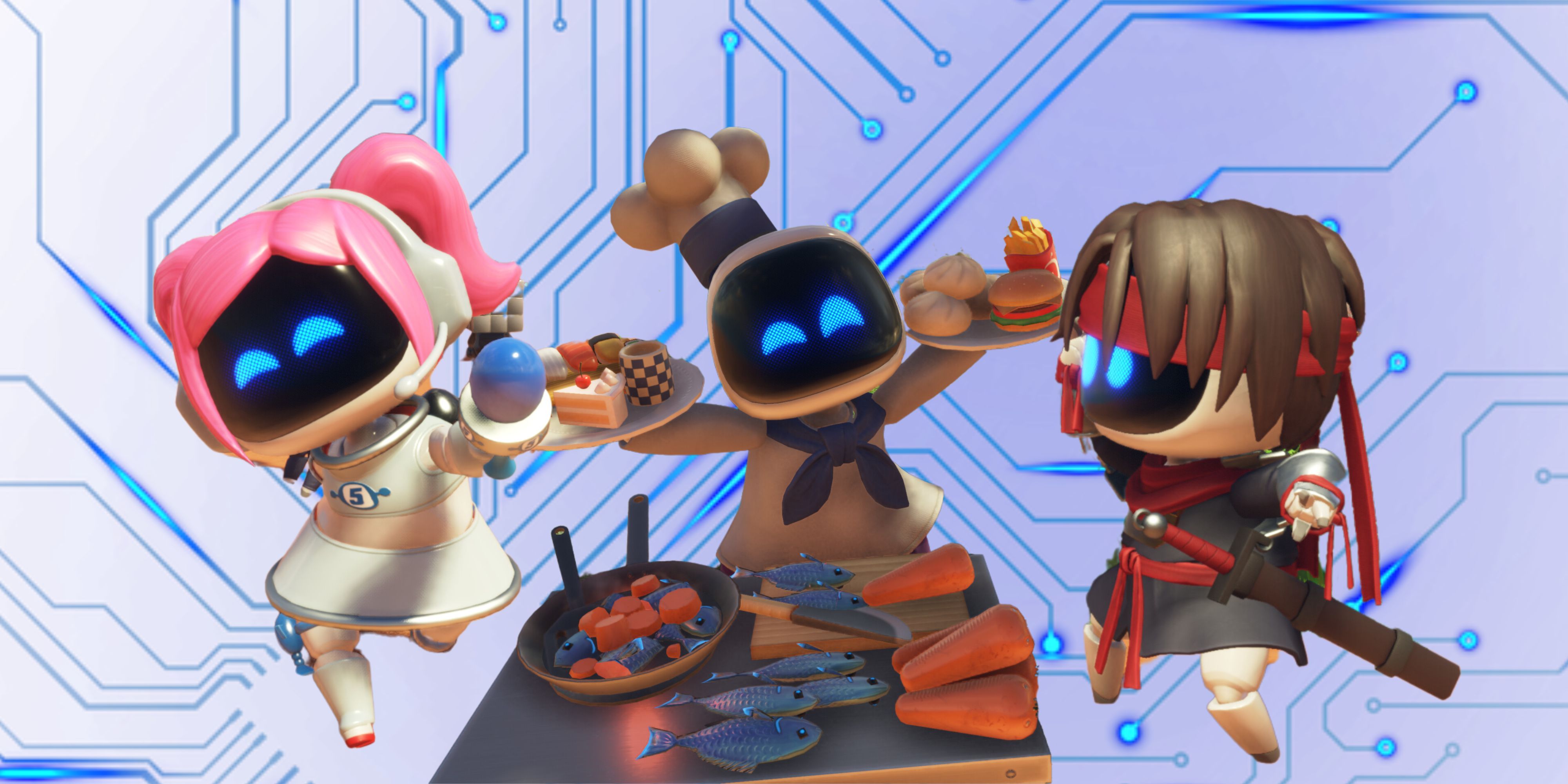 Ulala, Ore no Ryouri, and Arc the Lad in Astro Bot