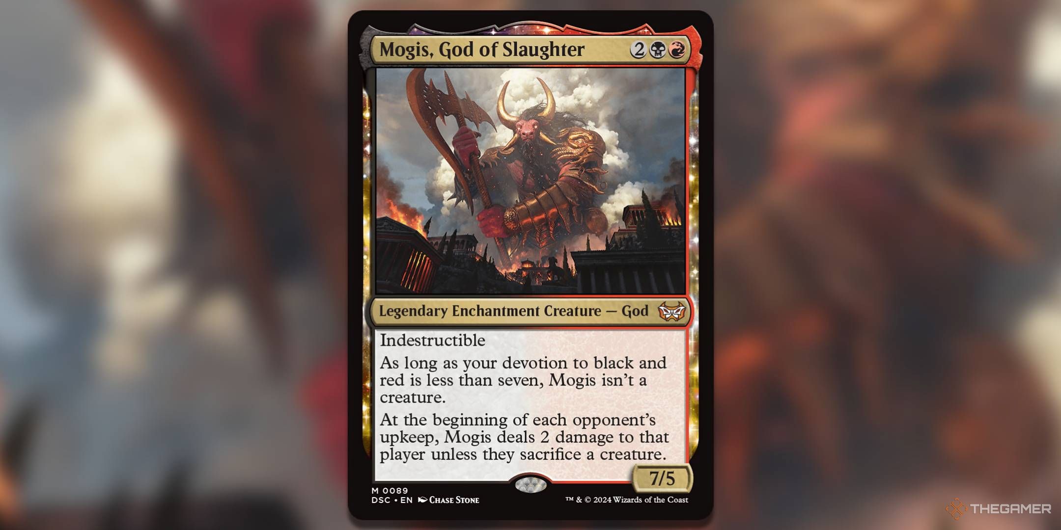 Image of Mogis, God of Slaighter card.