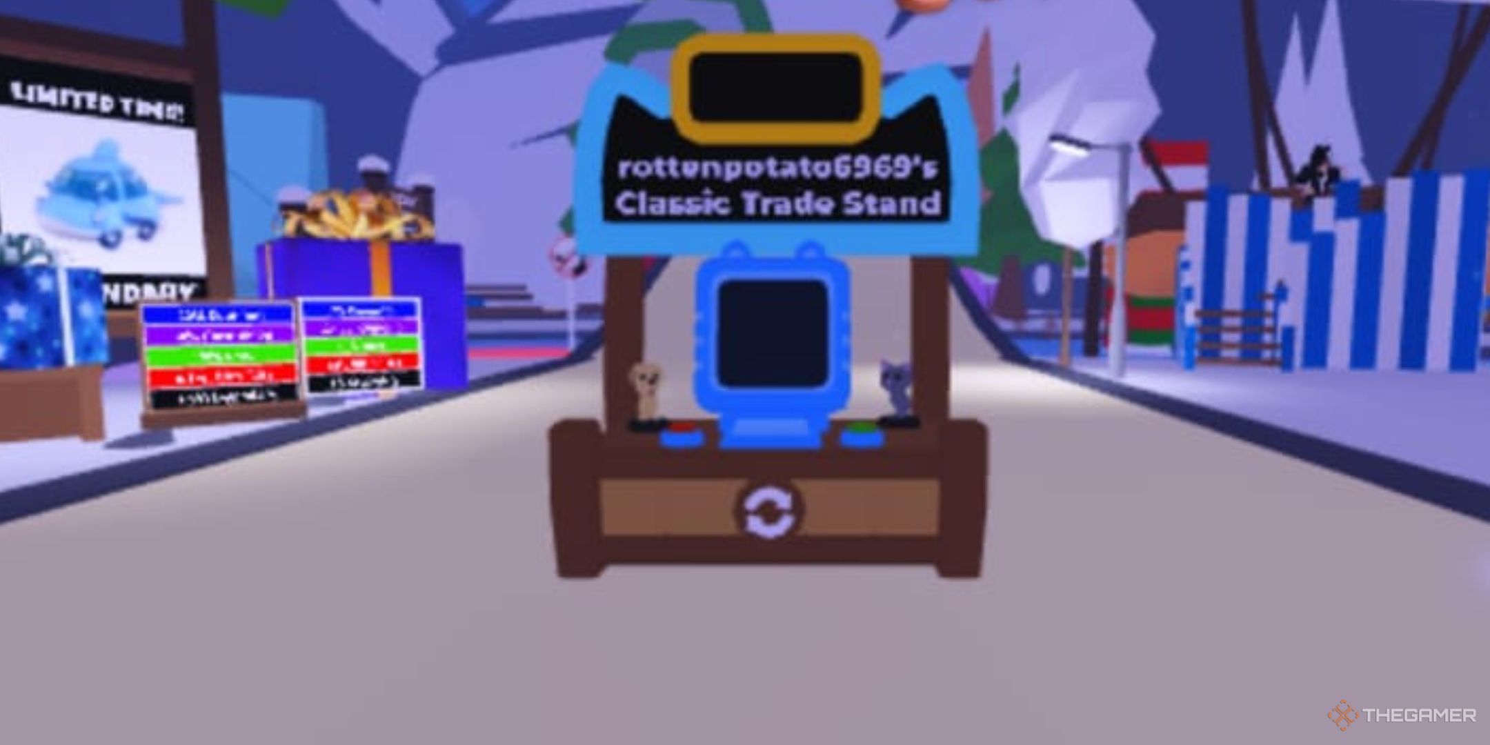 The Classic Trade Stand in Roblox Adopt Me.