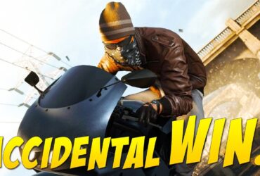 Accidental Win - Motorbike Skills!