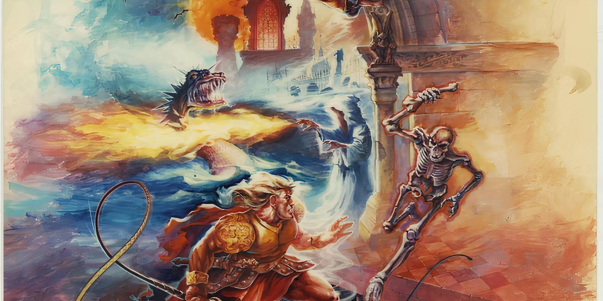 Promo art featuring characters in Castlevania 3 Dracula’s Curse