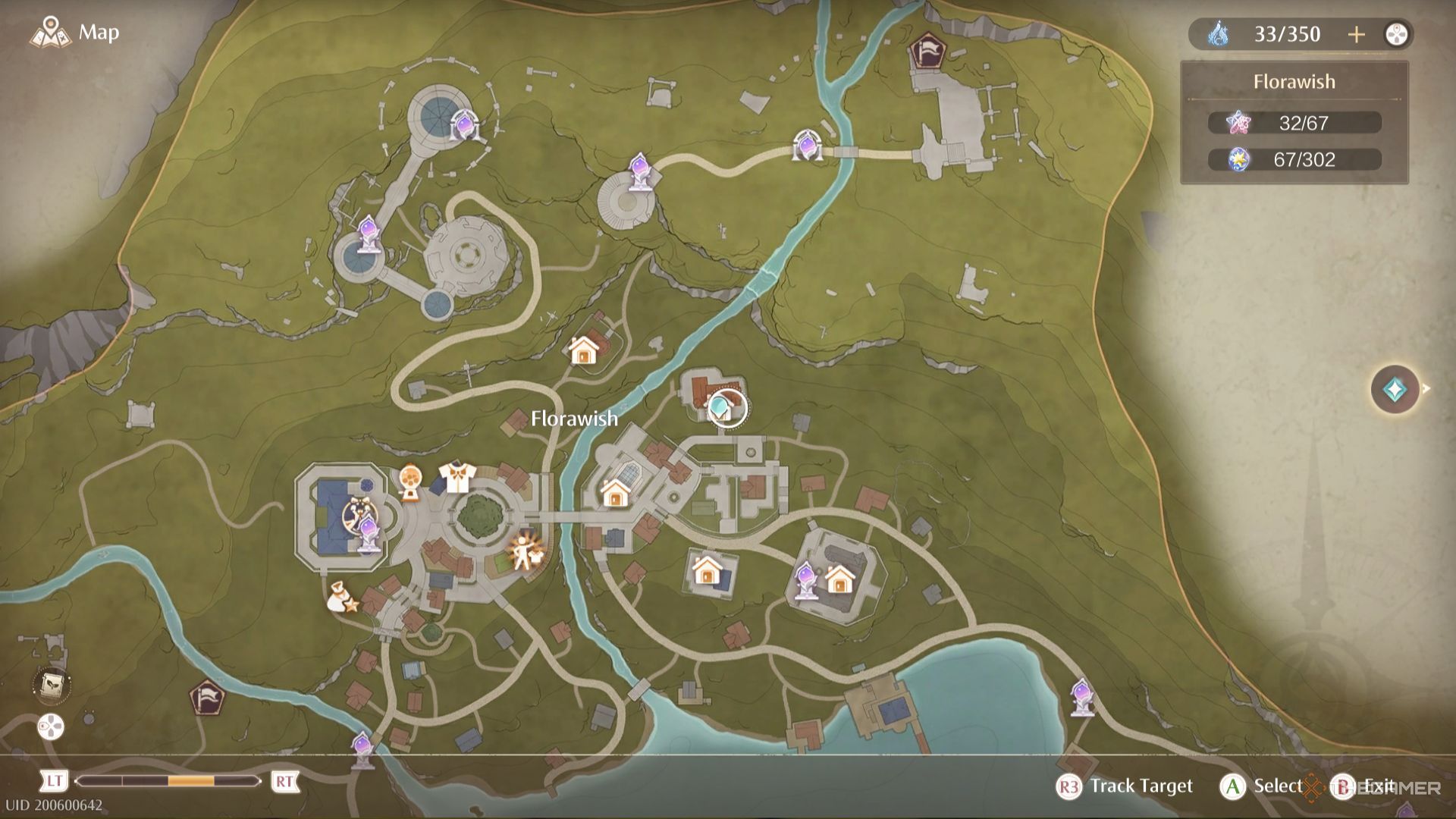 The Daisy Inn Crane Flight minigame location is shown in Infinity Nikki.