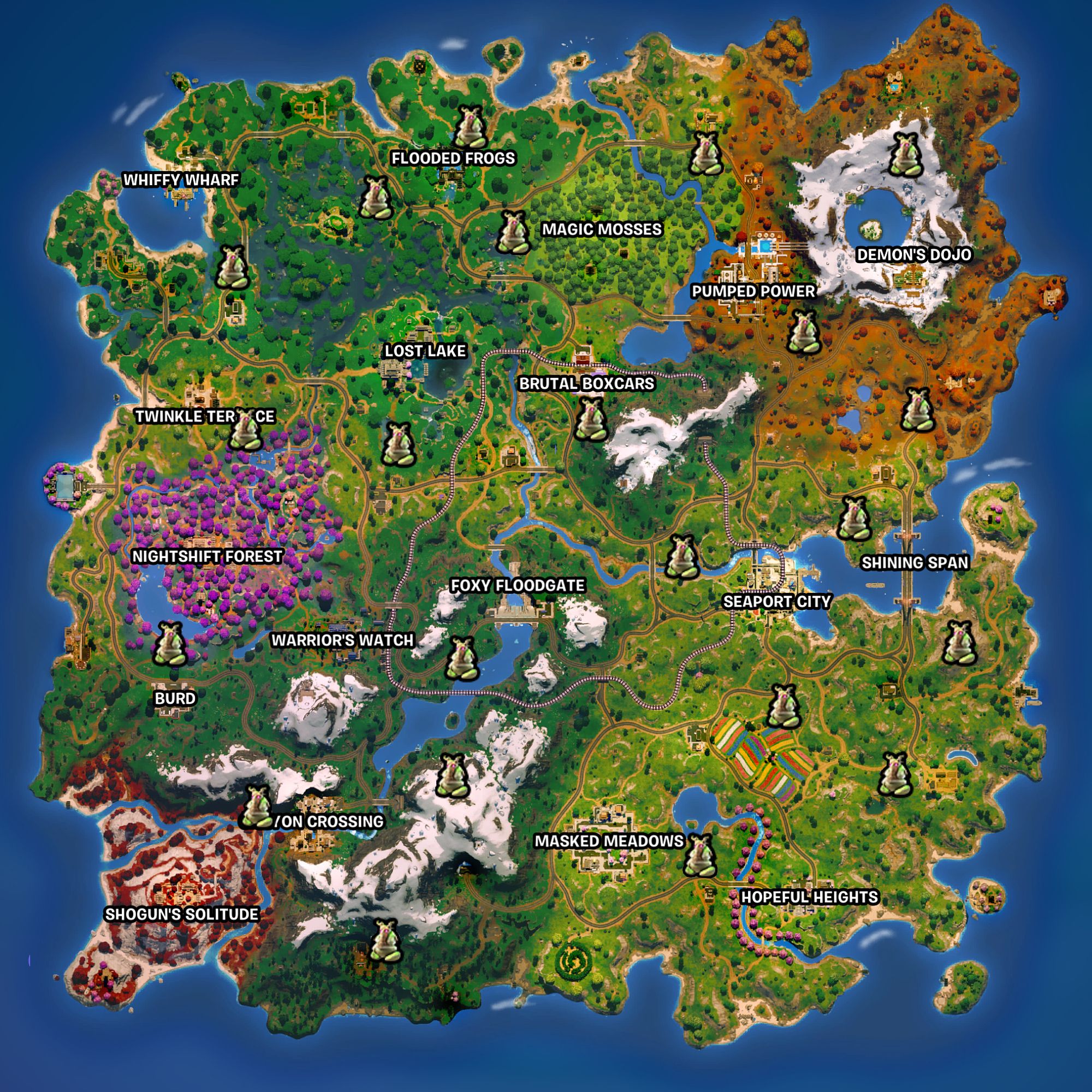 All Earth Sprite Locations in Fortnite 