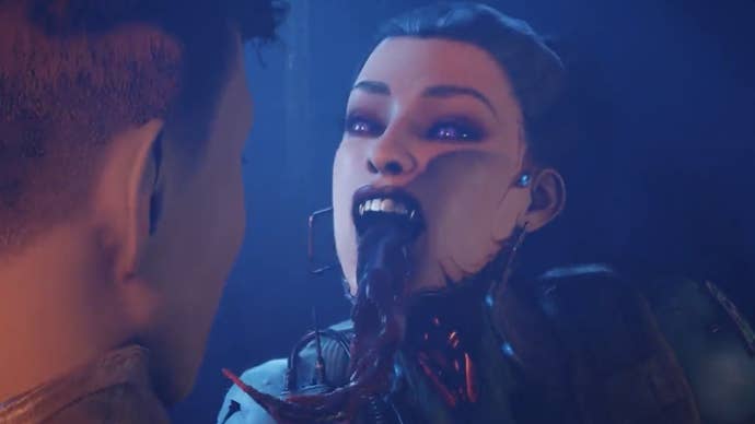 Warframe big tongue romance system