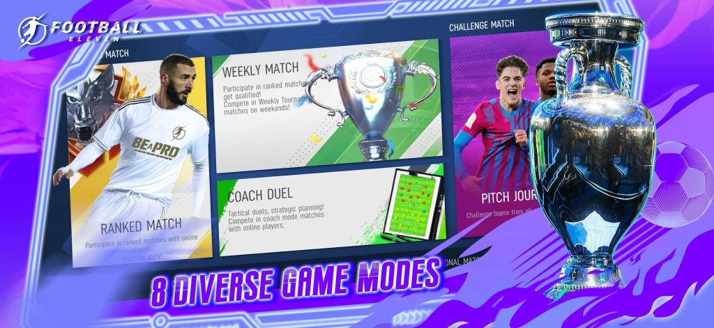 Game modes in Football Eleven Be A Pro, Football Eleven game modes