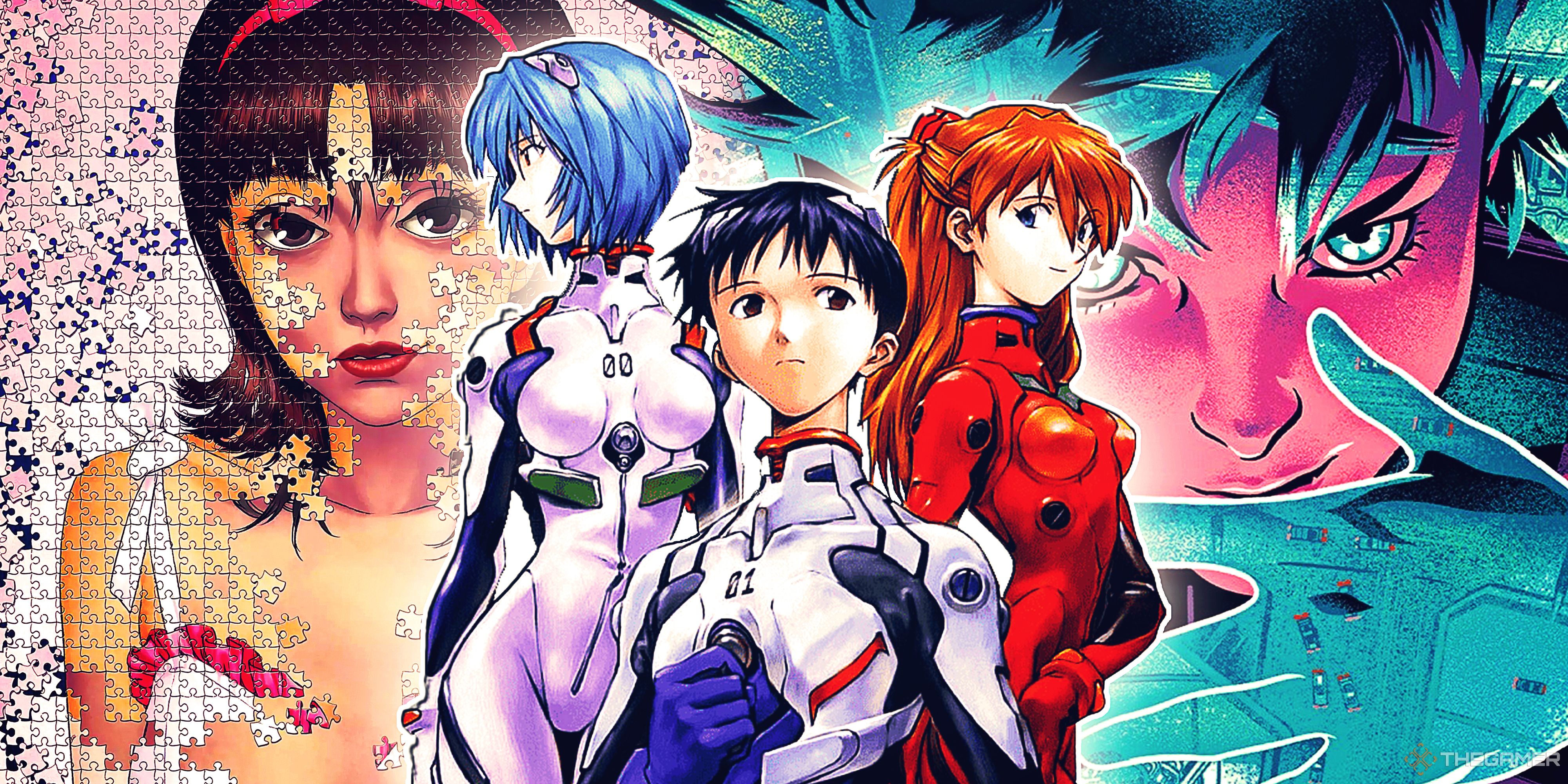 Neon Genesis Evangelion, Perfect Blue and Ghost In The Shell.