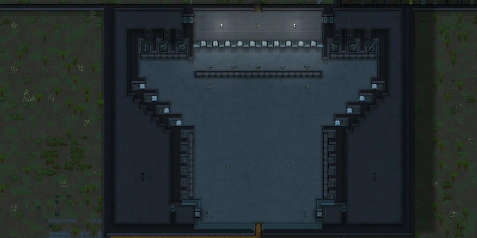 RimWorld Killbox Design With Funnel Shape