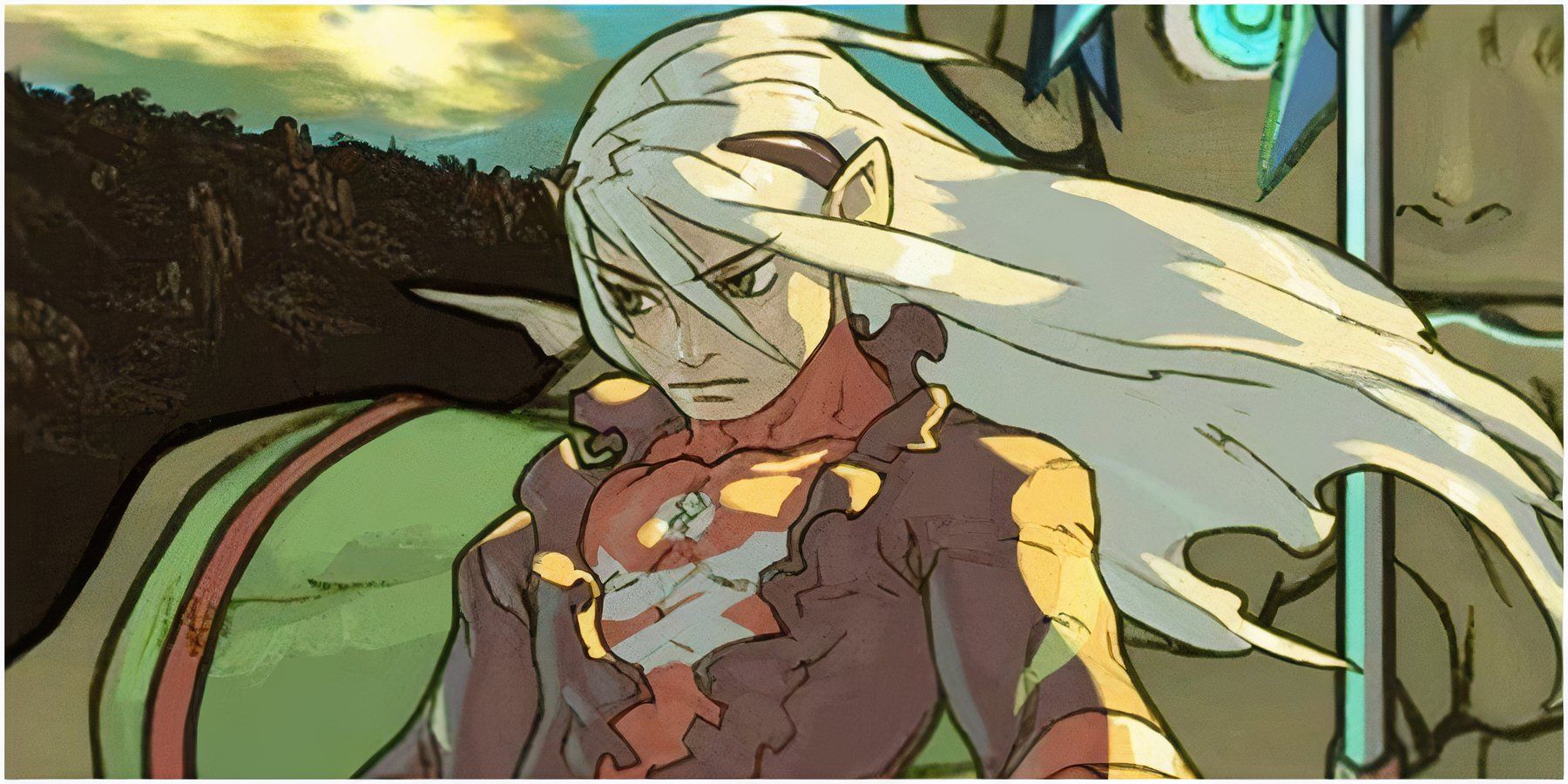 Breath of Fire 4 antagonist, Fou-lou, looking out in disdain.