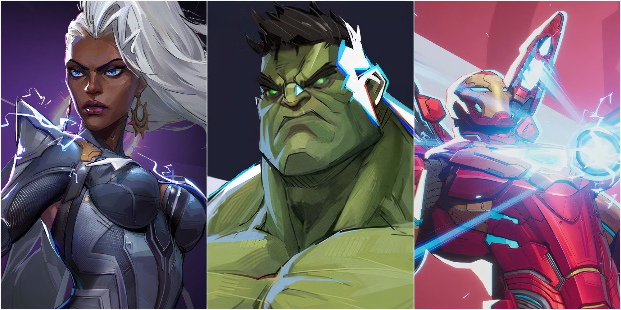 Storm, Hulk, Iron Man