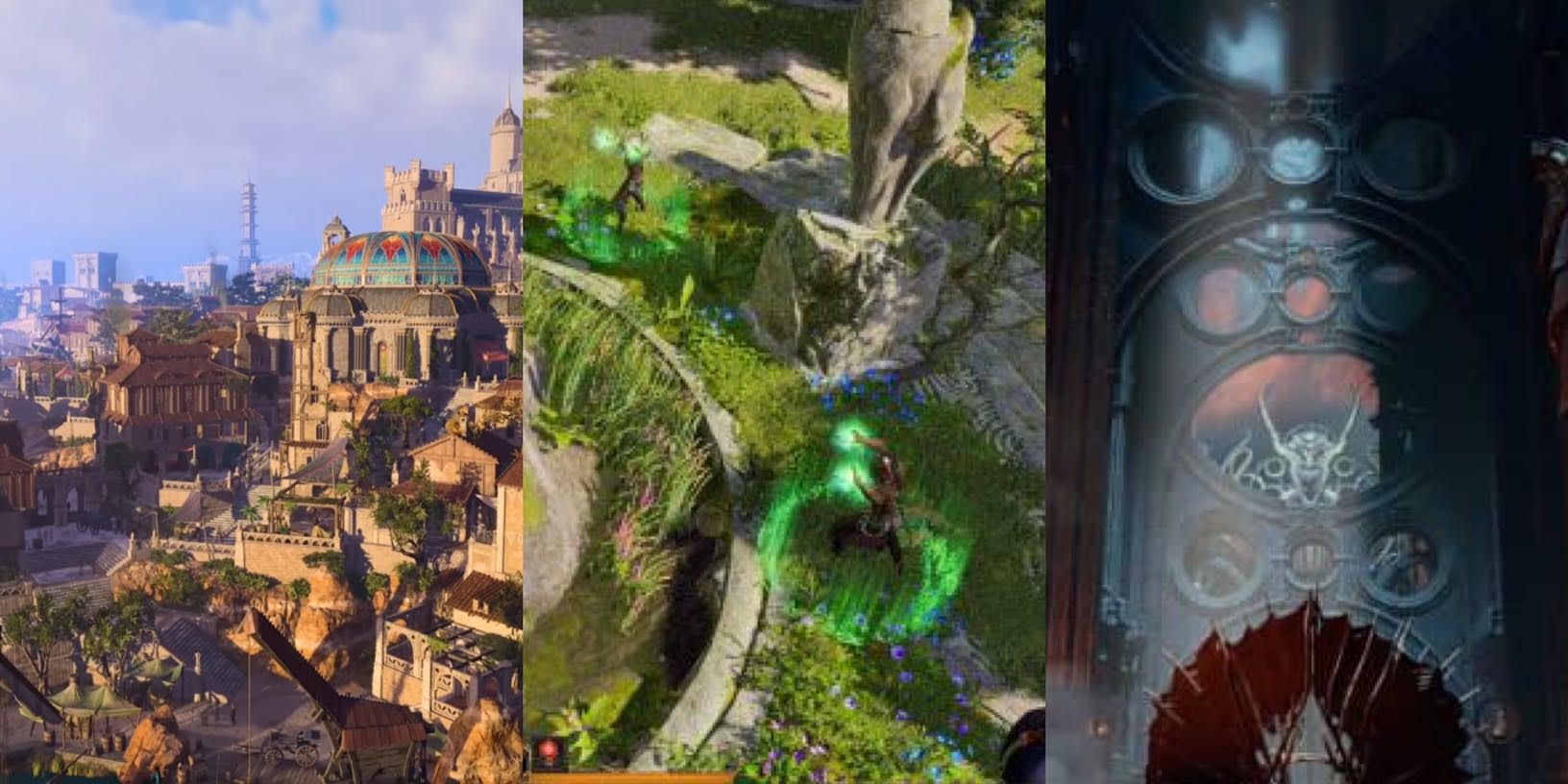 Baldur's Gate 3: Baldur's Gate City, Druid Grove, Moonrise Towers