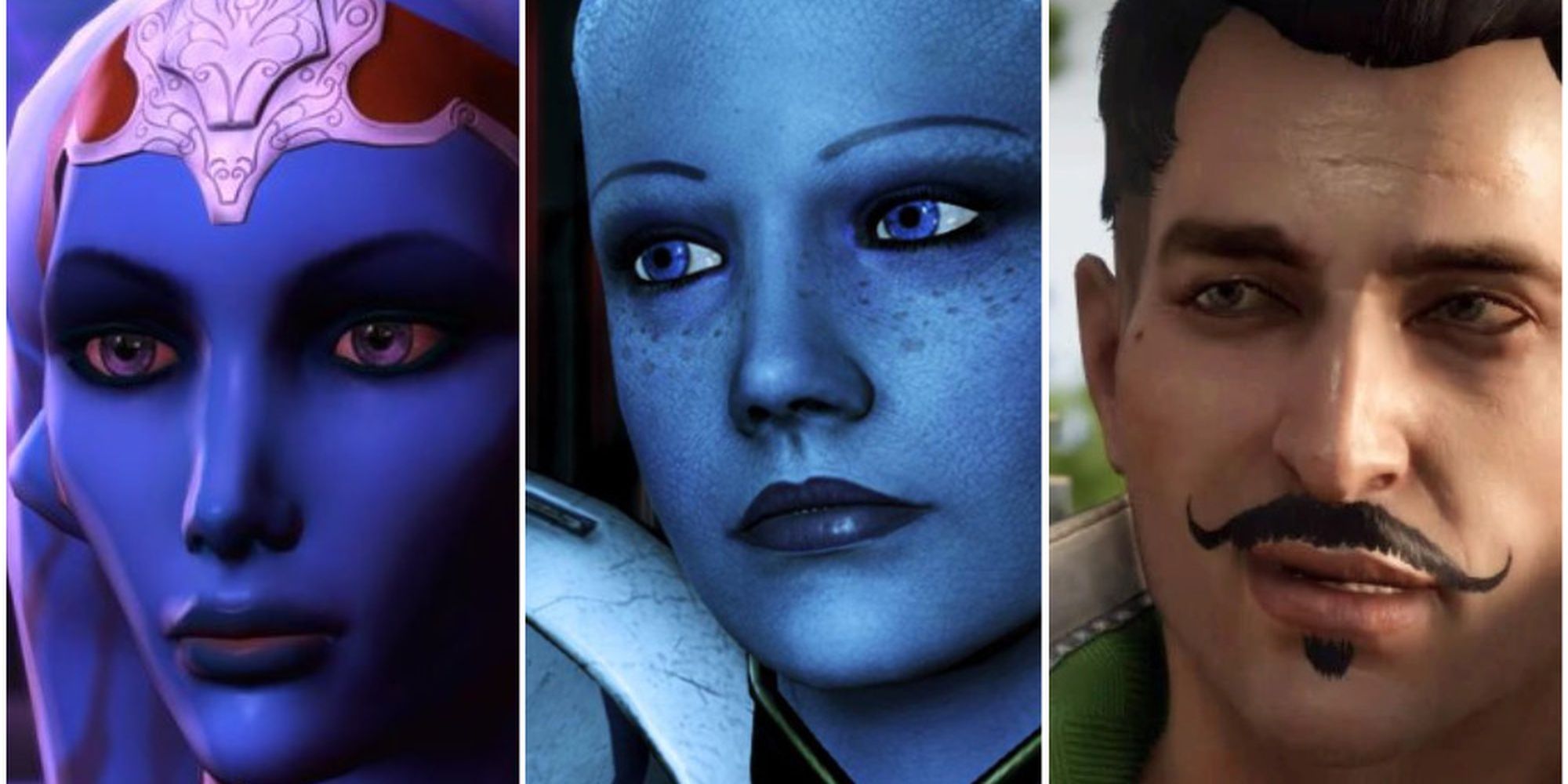 Split Image, Vette, Liara, Dorian, Headshots