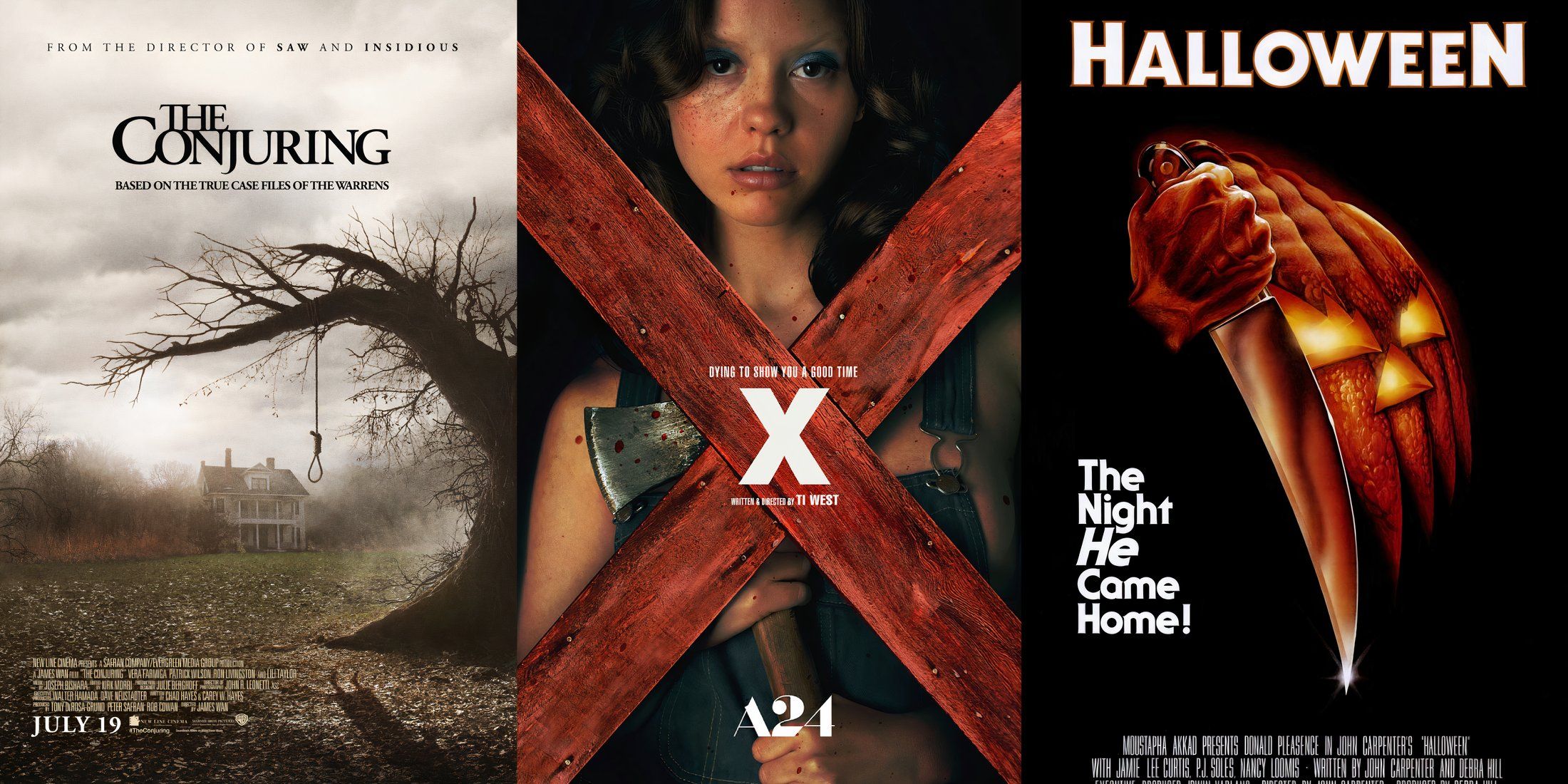 The Conjuring, X, and Halloween