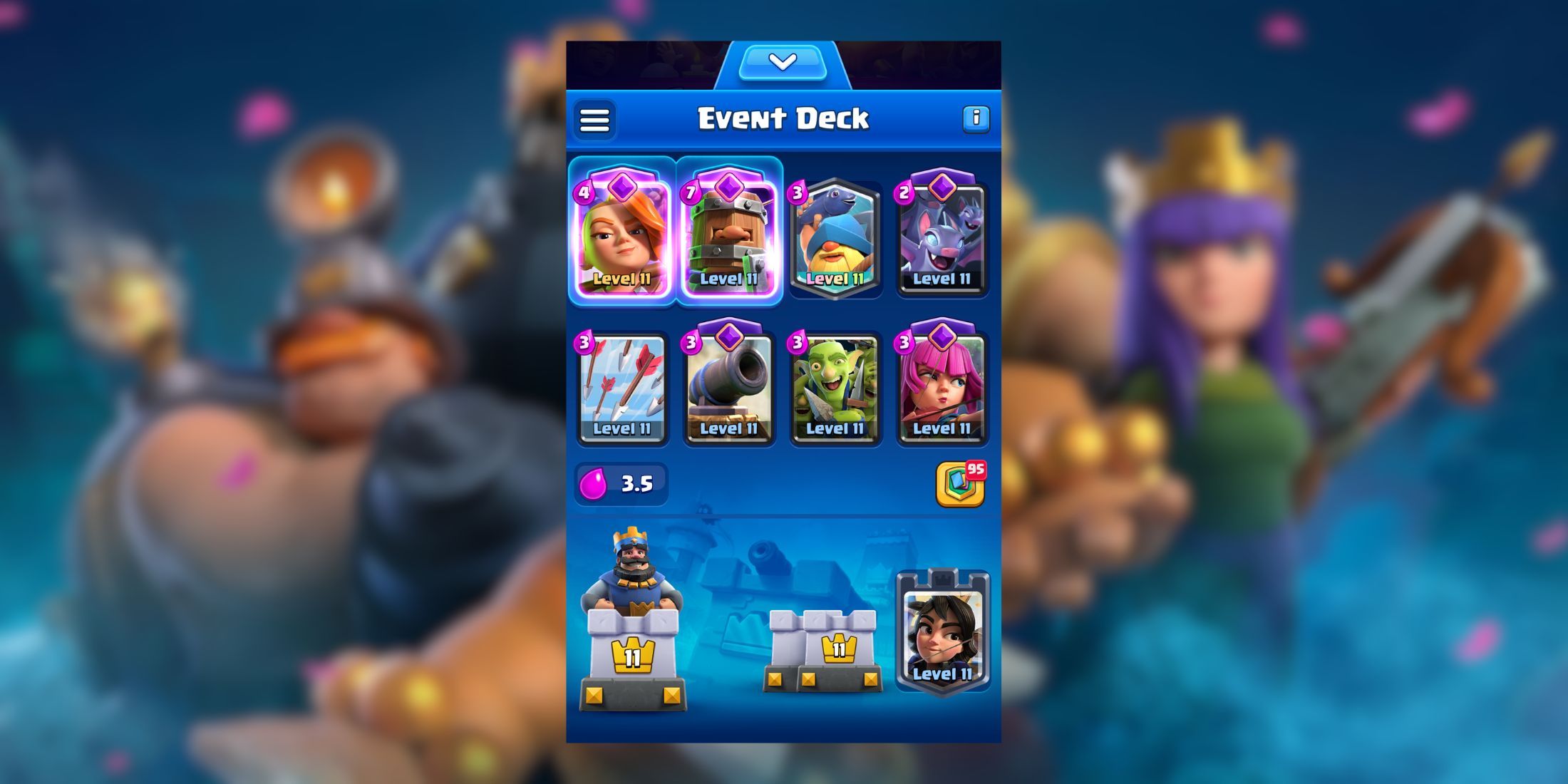 it's raining gifts decks clash royale 