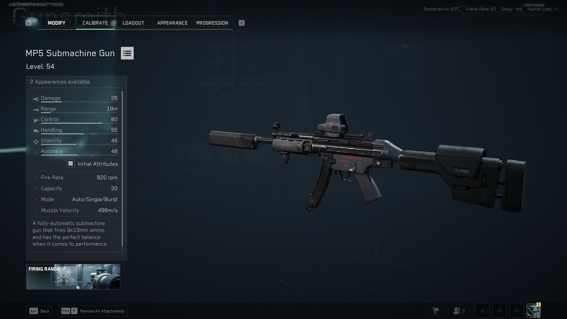 High Stability MP5 build in Delta Force