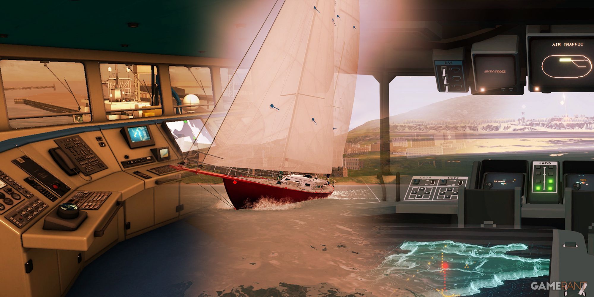 Ship simulator games European Ship Simulator, Sailaway: The Sailing Simulator, Carrier Command 2