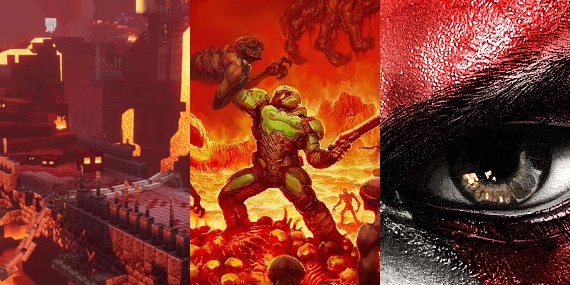 Doomguy Nether Kratos' eye