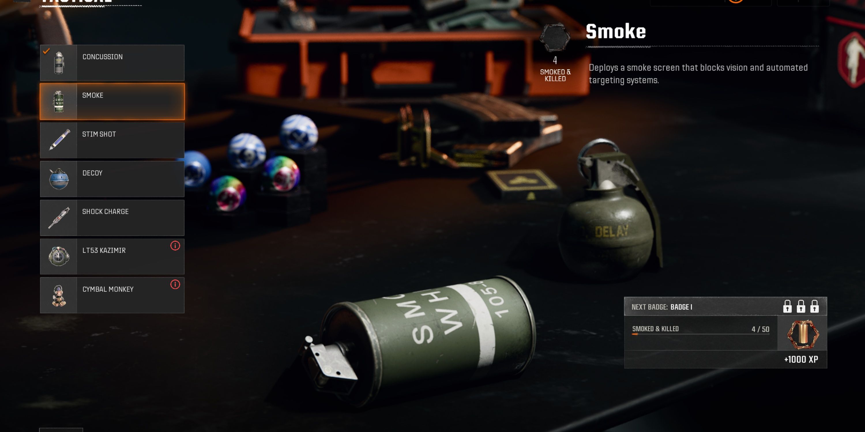 smoke grenade