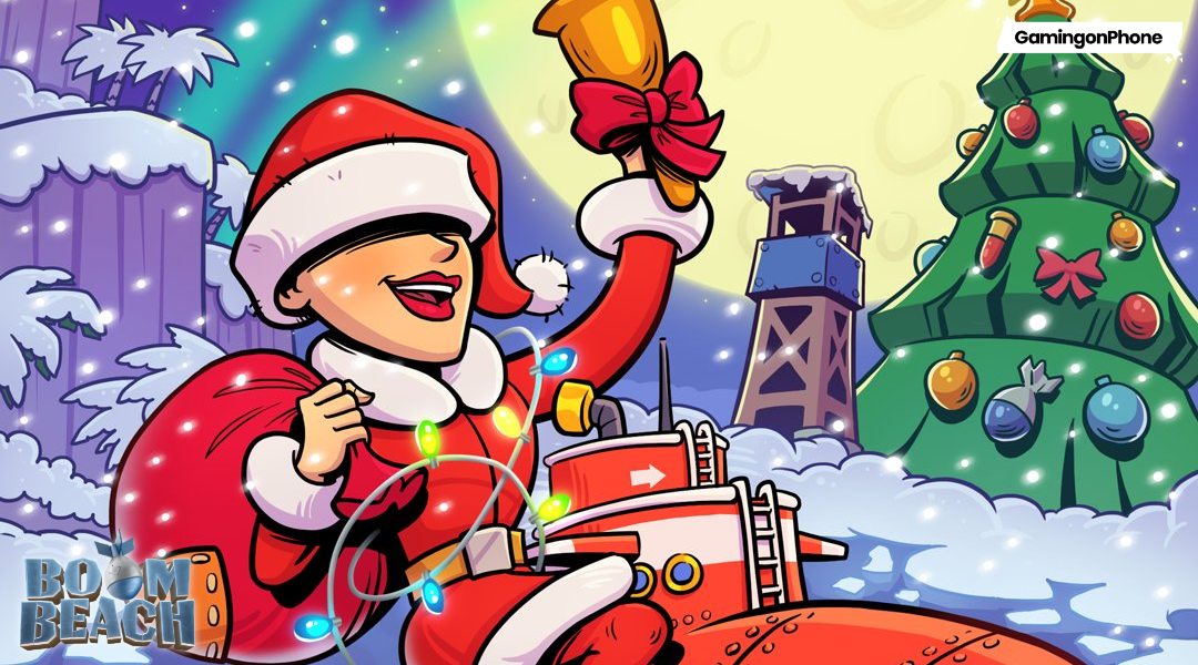 Boom Beach Christmas cover art, Boom Beach free rewards