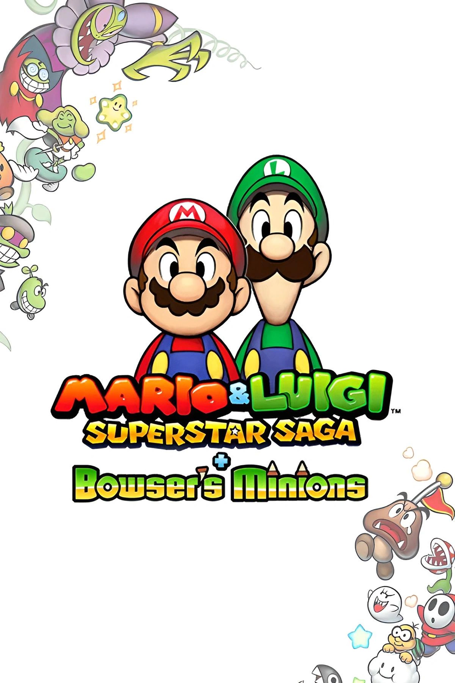 Mario and Luigi Superstar Saga + Bowser's Minions Tag Cover