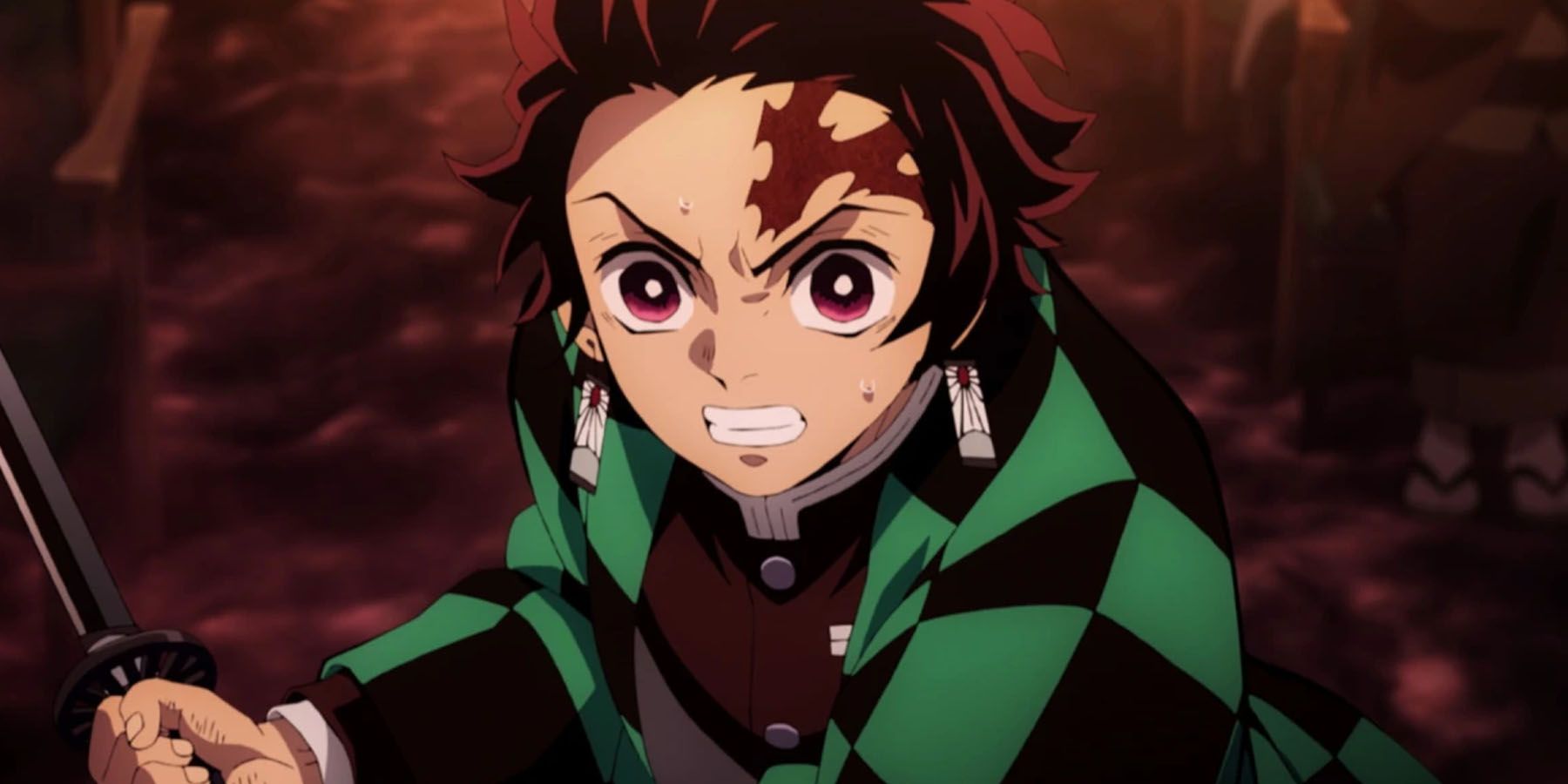 Tanjiro Kamado of Demon Slayer ready to attack