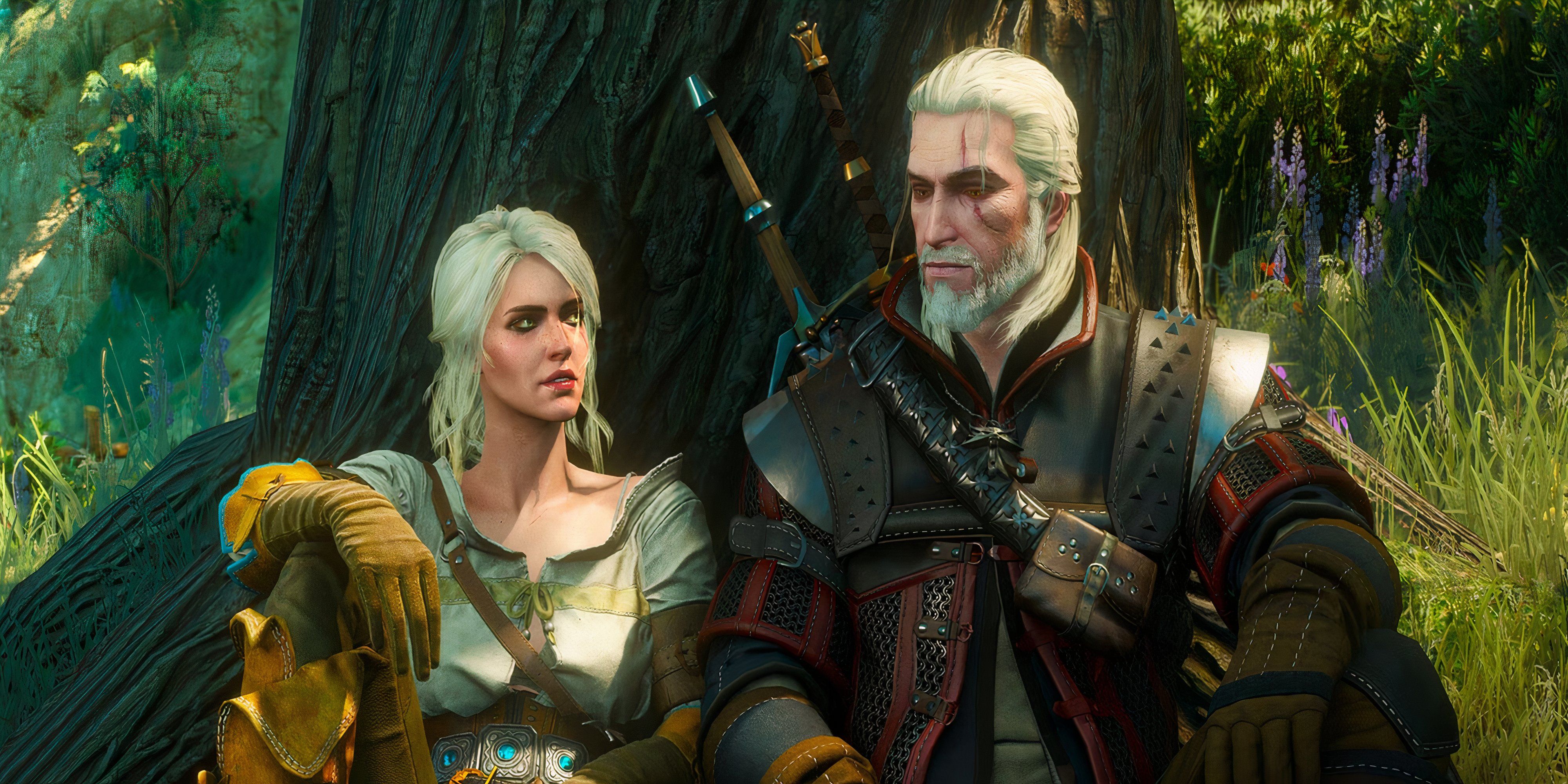 8 Characters Who Should Return In The Witcher 4 Ciri and Geralt sit by a tree talking