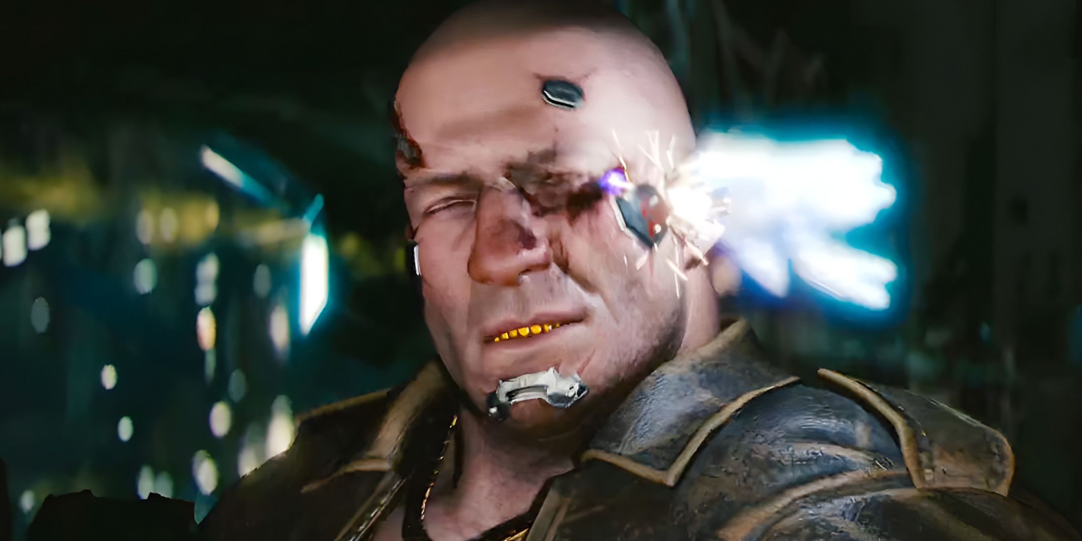 Cyberpunk 2077 Bald Man Getting Hacked