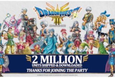 DRAGON QUEST III HD-2D REMAKESELLS MORE THAN 2 MILLION UNITS WORLDWIDE