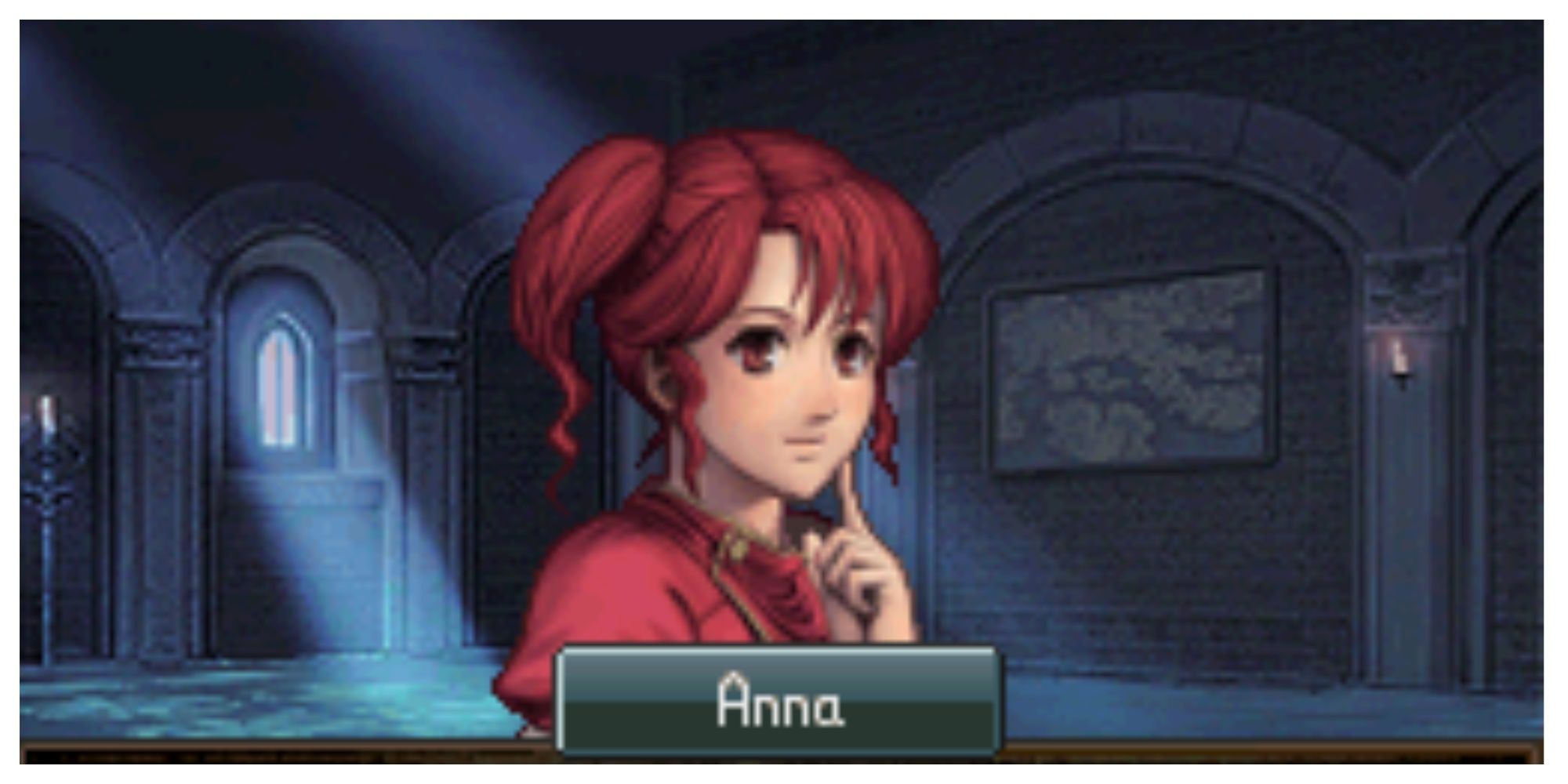 Anna in Fire Emblem: New Mystery of the Emblem