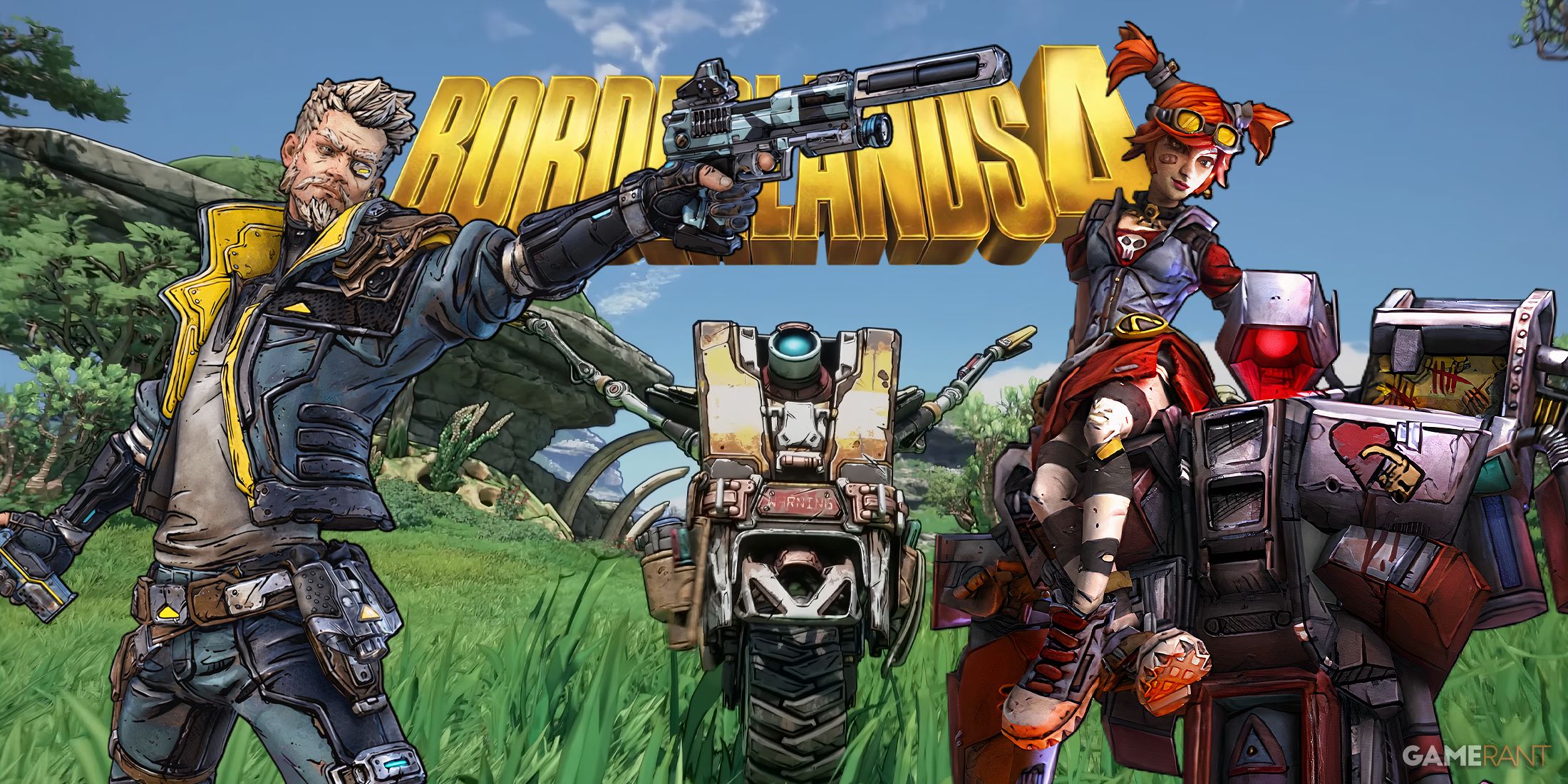 Borderlands 4 returning characters Zane Flynt Claptrap and Gaige