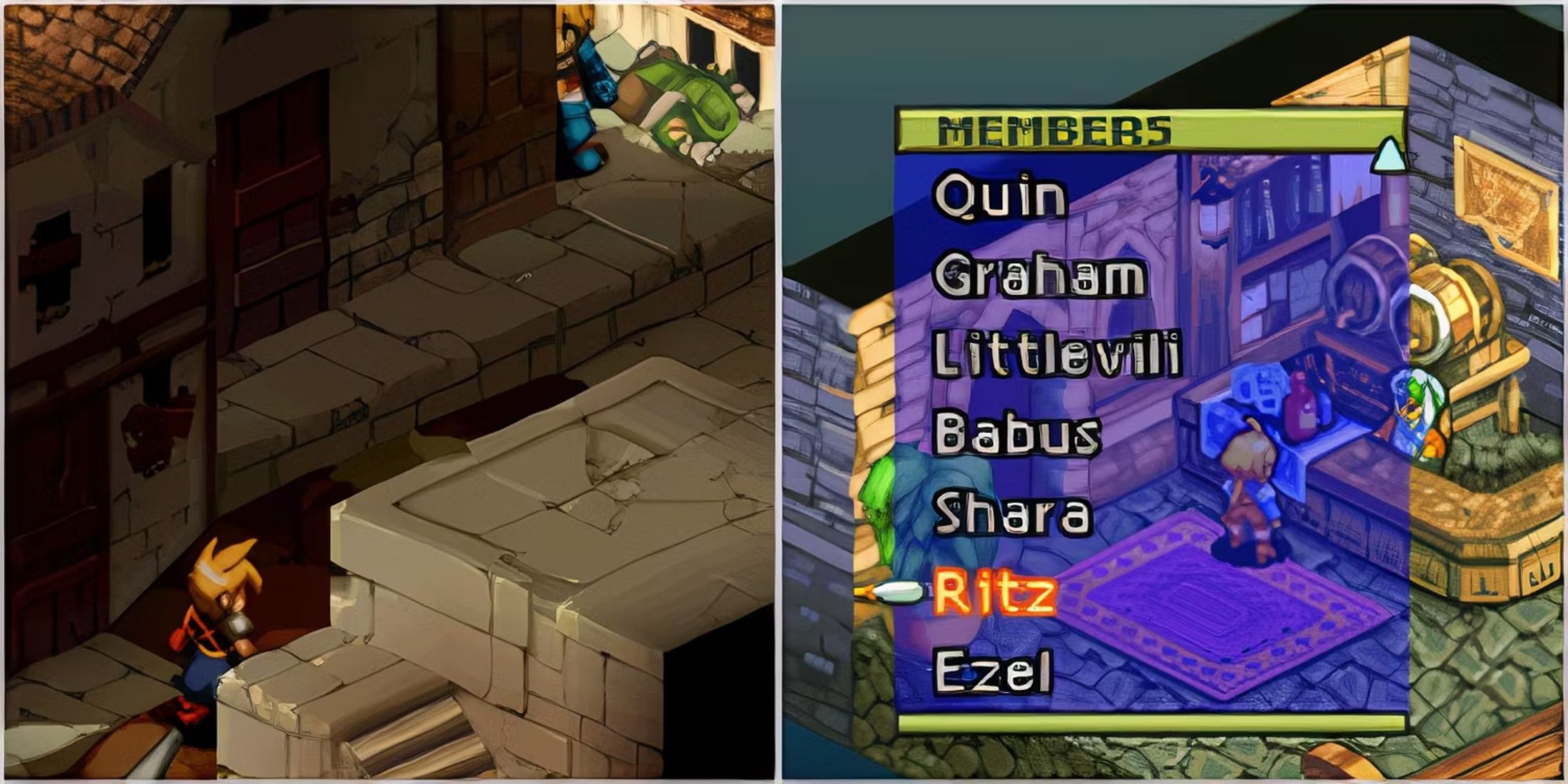 Meeting Cloud in Final Fantasy Tactics and Recruiting Ritz in Final Fantasy Tactics Advance-1