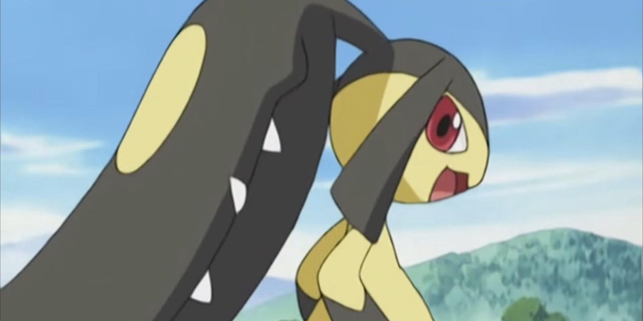 Mawile staring back at you in Pokemon.