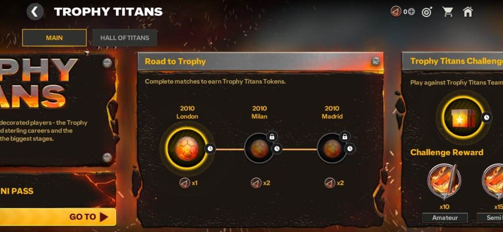 FC Mobile Trophy Titans Main Chapter Skill Games Road to Trophy