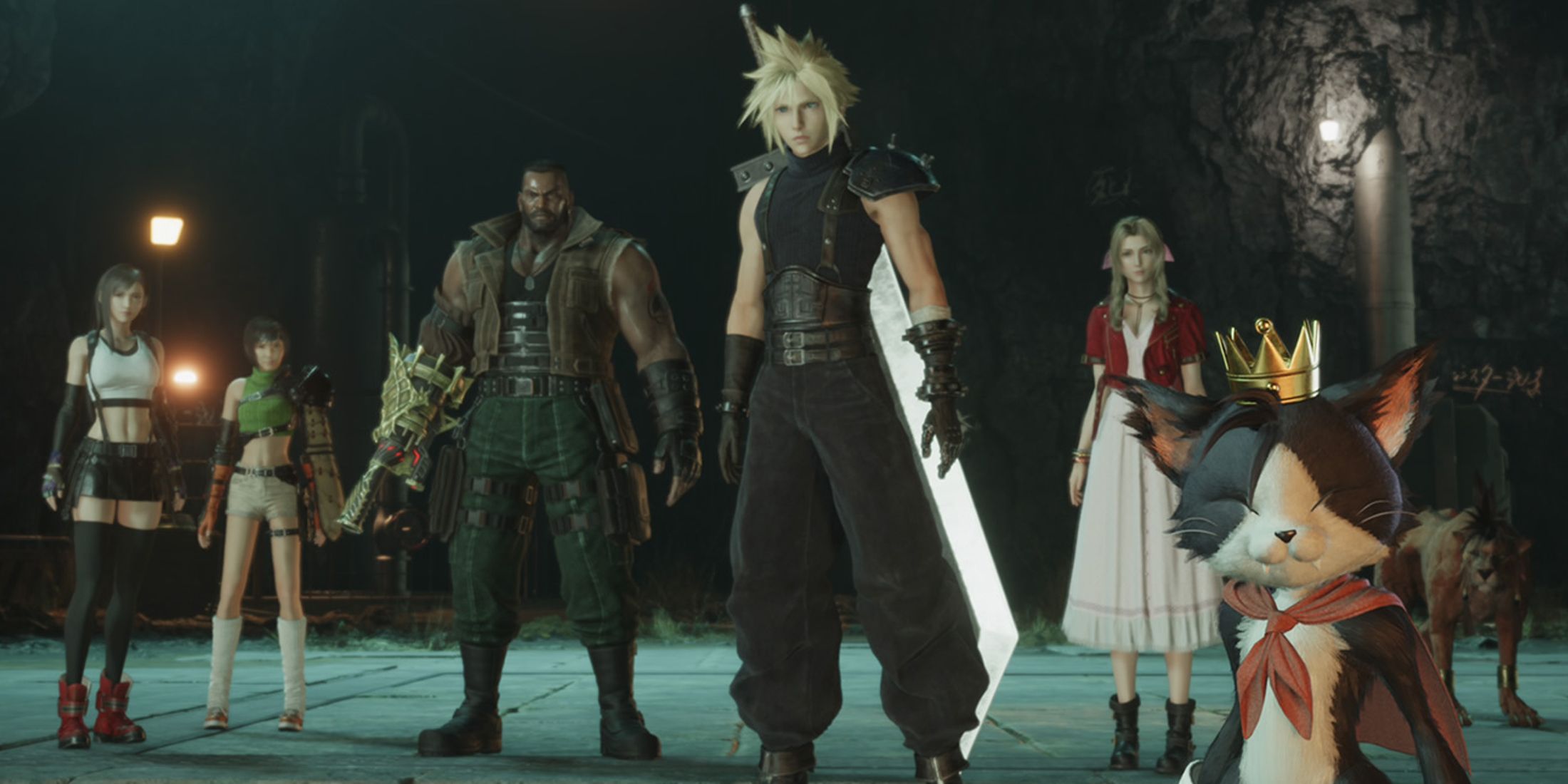 ff7-rebirth-party-cloud-barrett-cait-sith