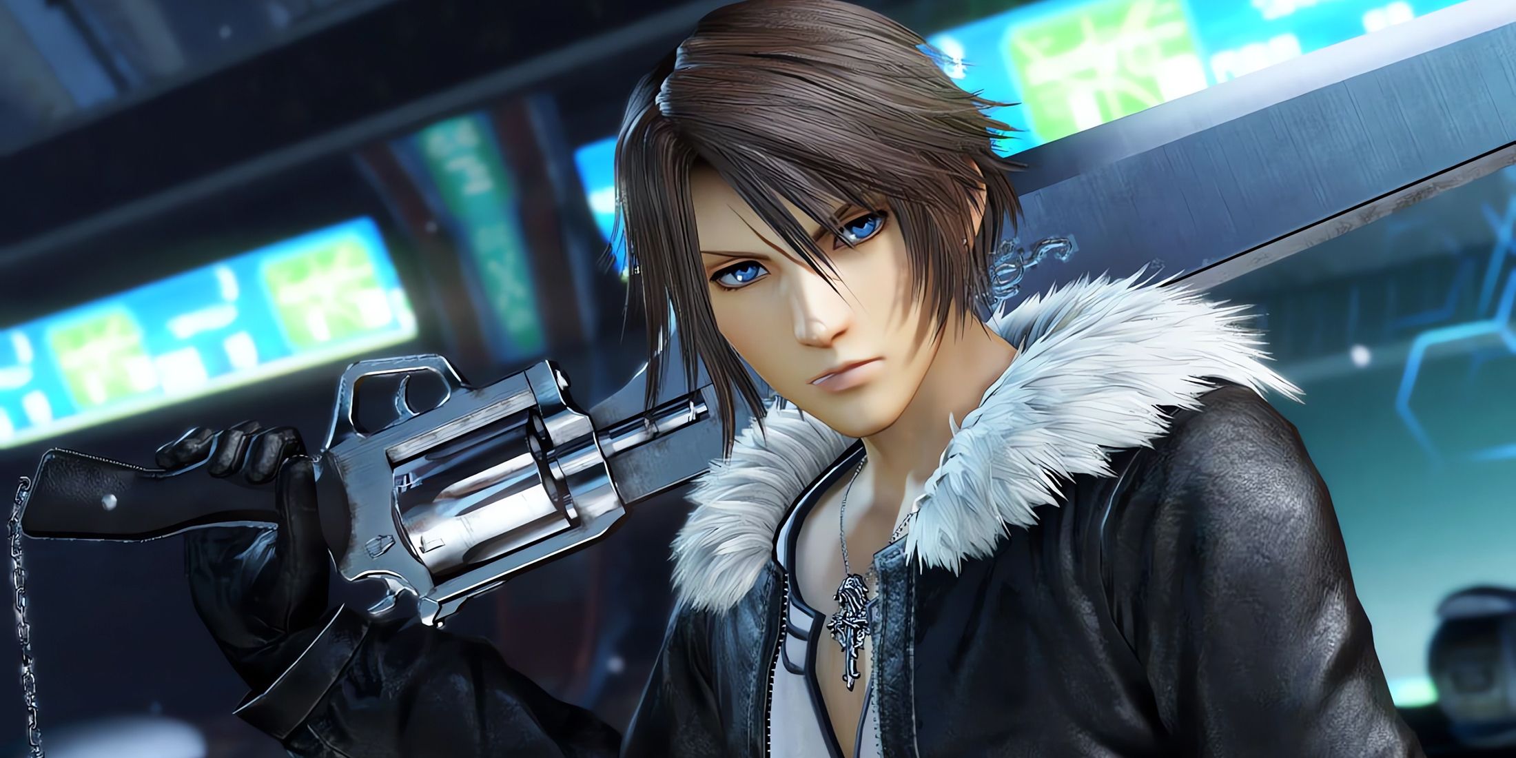 final fantasy 8 fan shares squall gunblade replica