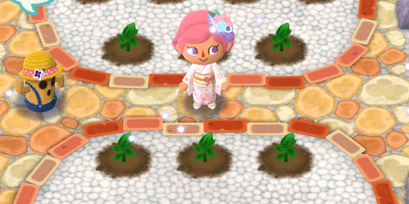 animal crossing pocket camp complete garden