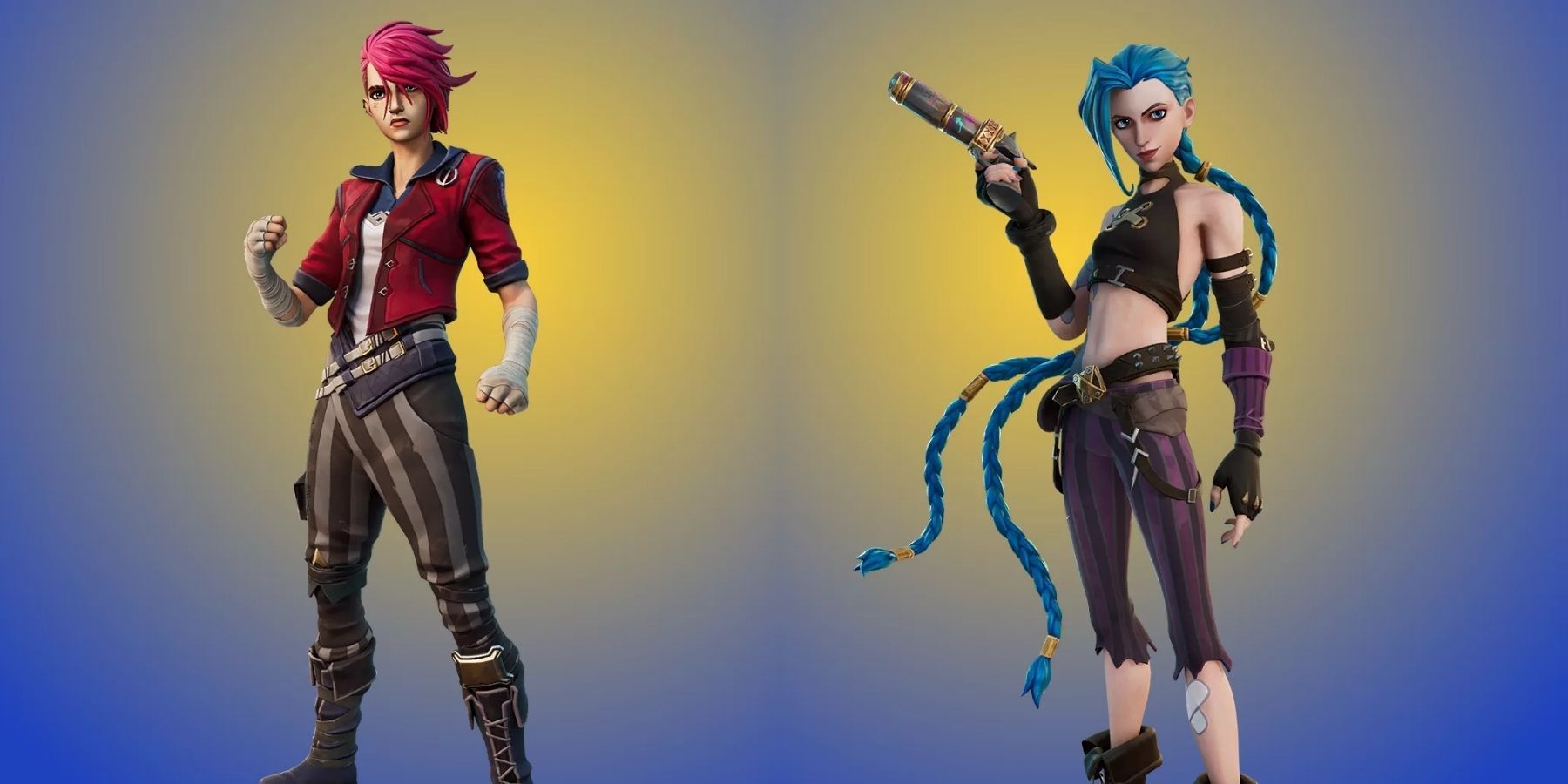 Fortnite Arcane Jinx and Vi