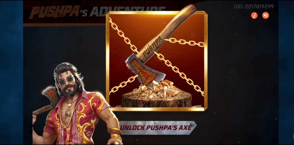 Free Fire MAX x Pushpa 2 Unlock Pushpa's Axe