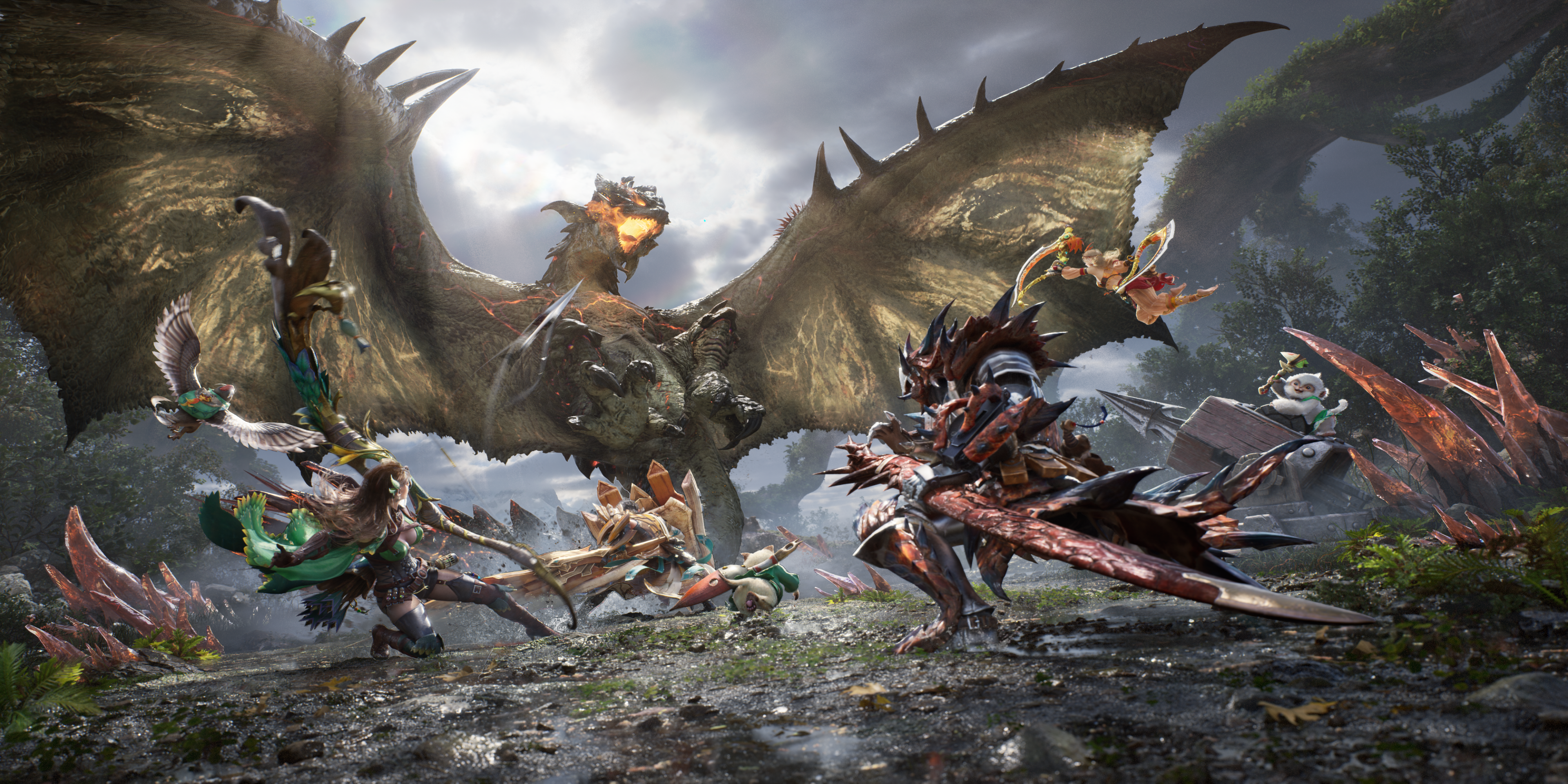 Monster Hunter Outlanders Key Art