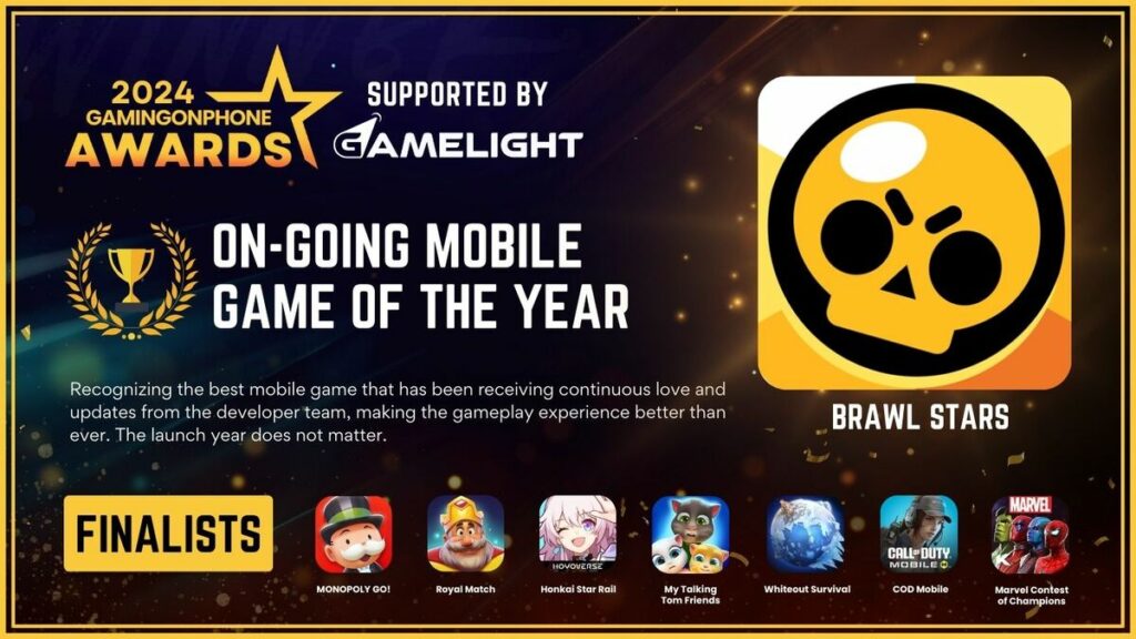 GamingonPhone Awards 2024 On-going Game Of The Year